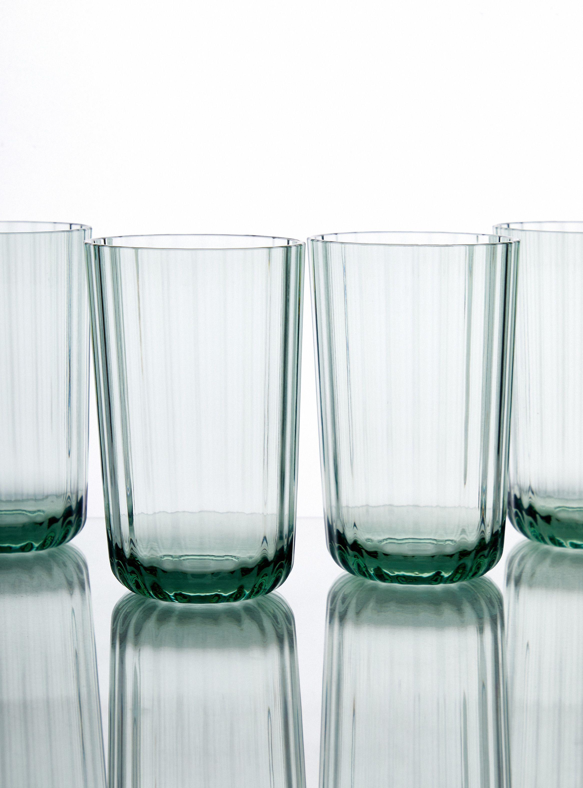 Set 4 Vasos Altos Acrílico Verde-0