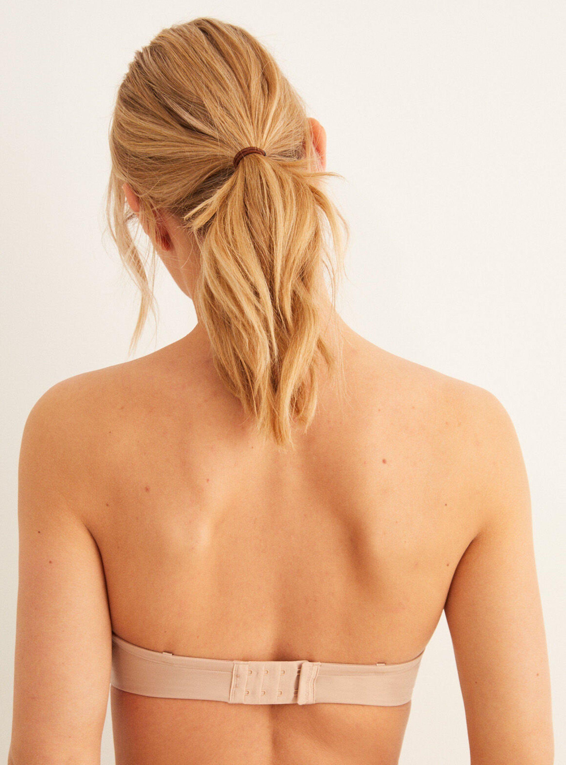 Sostén sin Tirantes, Push Up Beige Copa B Women'Secret-1