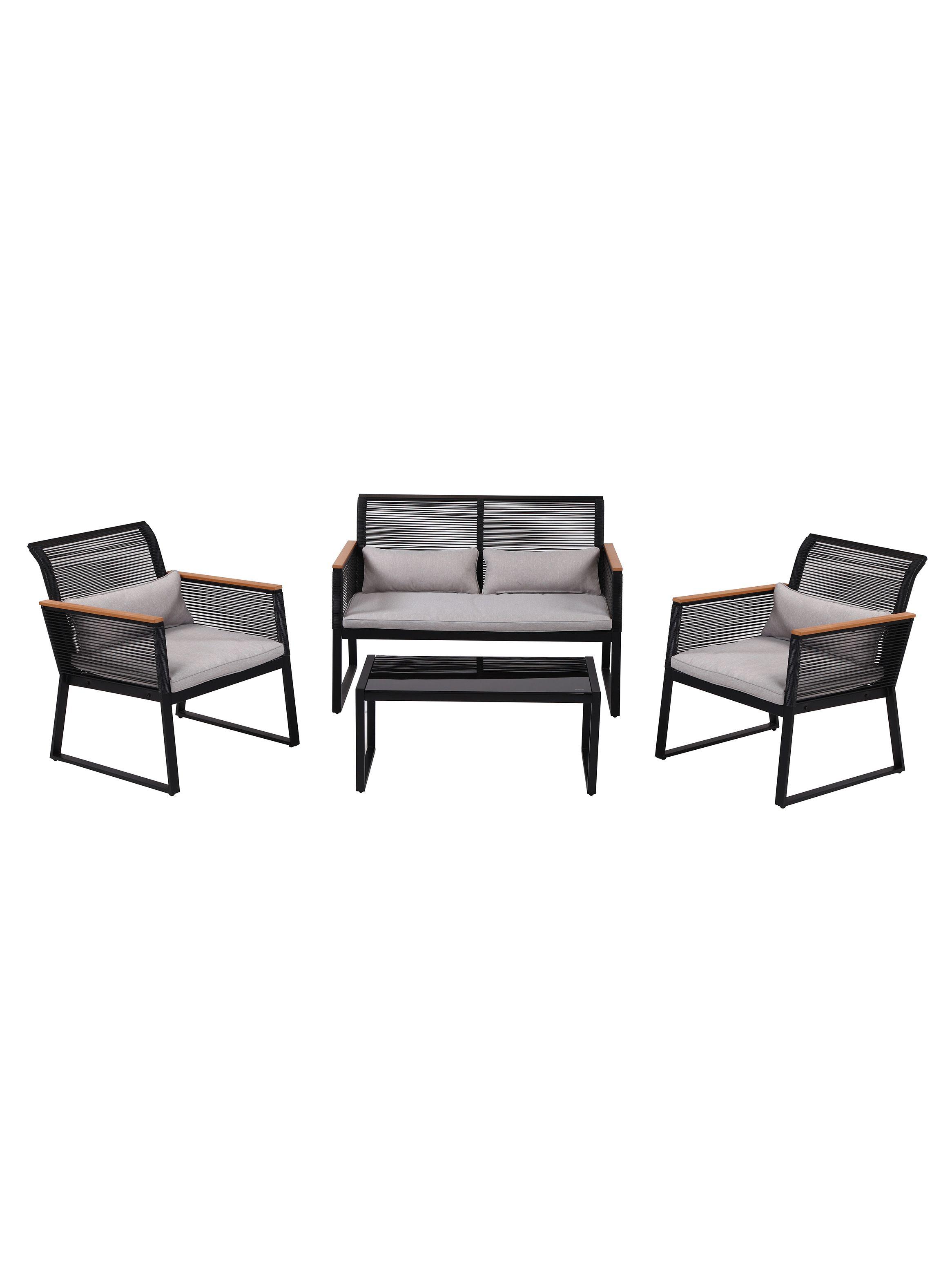 Juego Outzen Terraza Caño Colón 2C + Sillones + Mesa Outzen-1