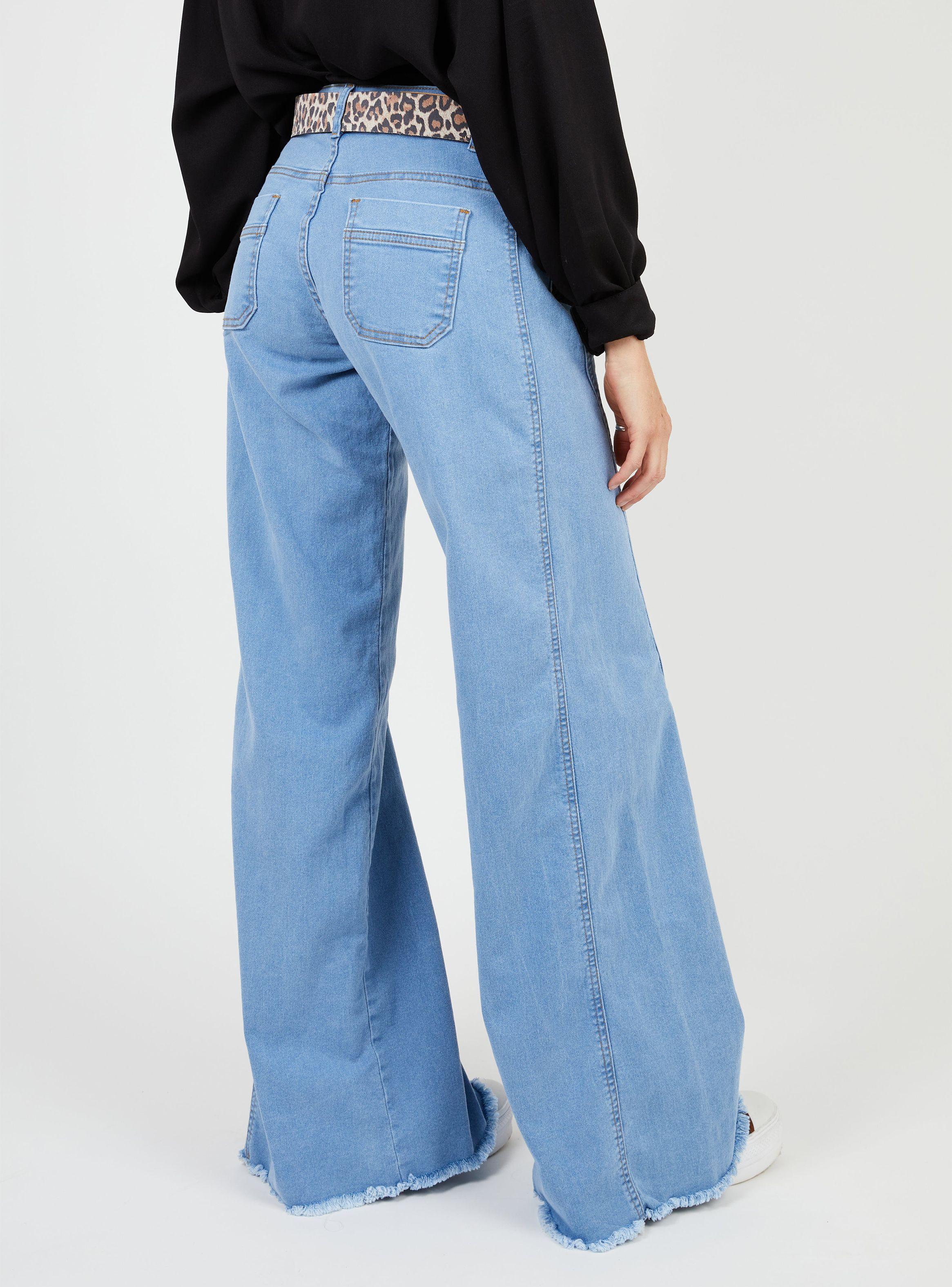 Jeans Palazzo Anna Celeste-1
