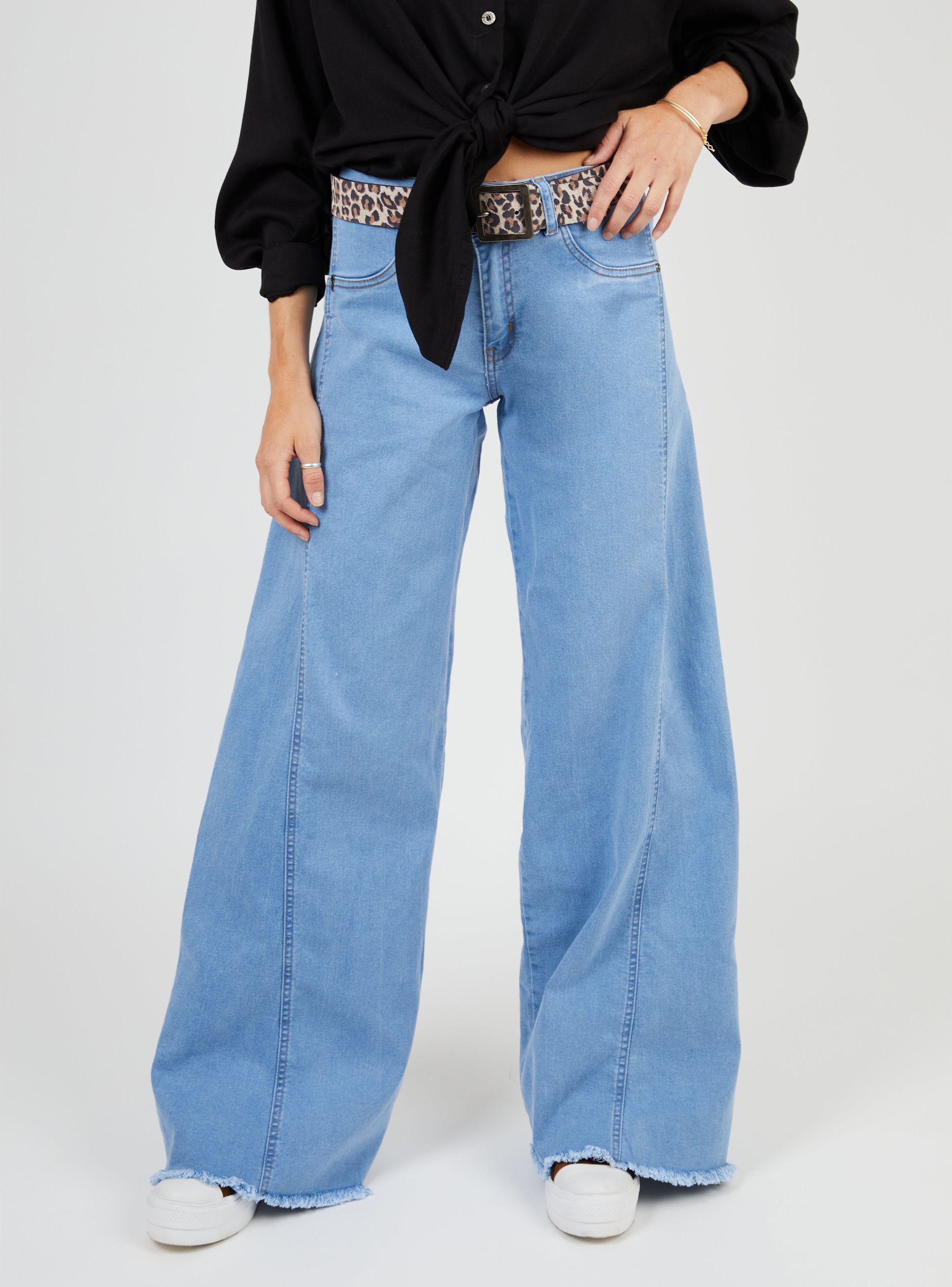 Jeans Palazzo Anna Celeste-0