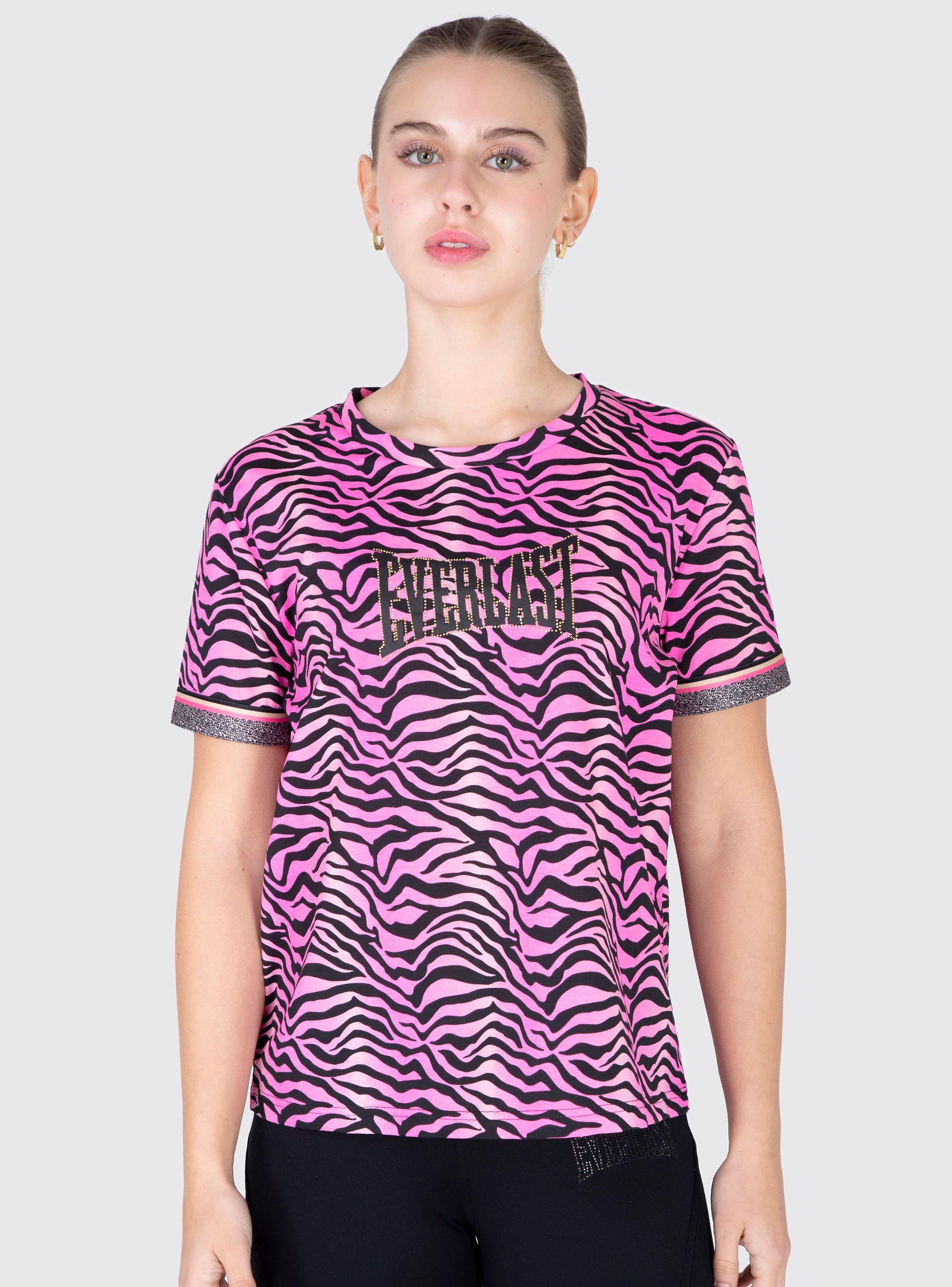 Polera Tigre Print Manga Corta-0