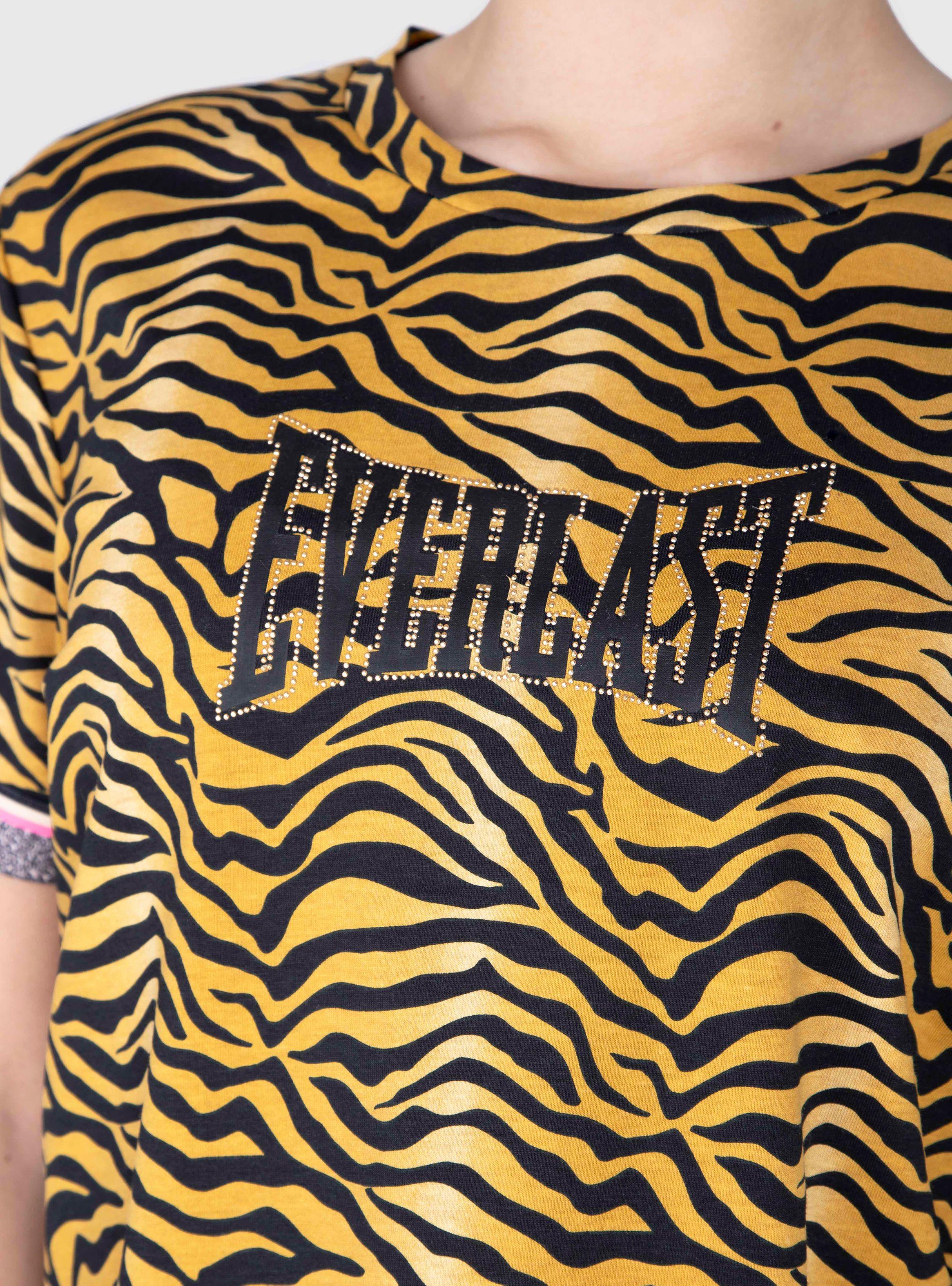 Polera Tigre Print Manga Corta-2