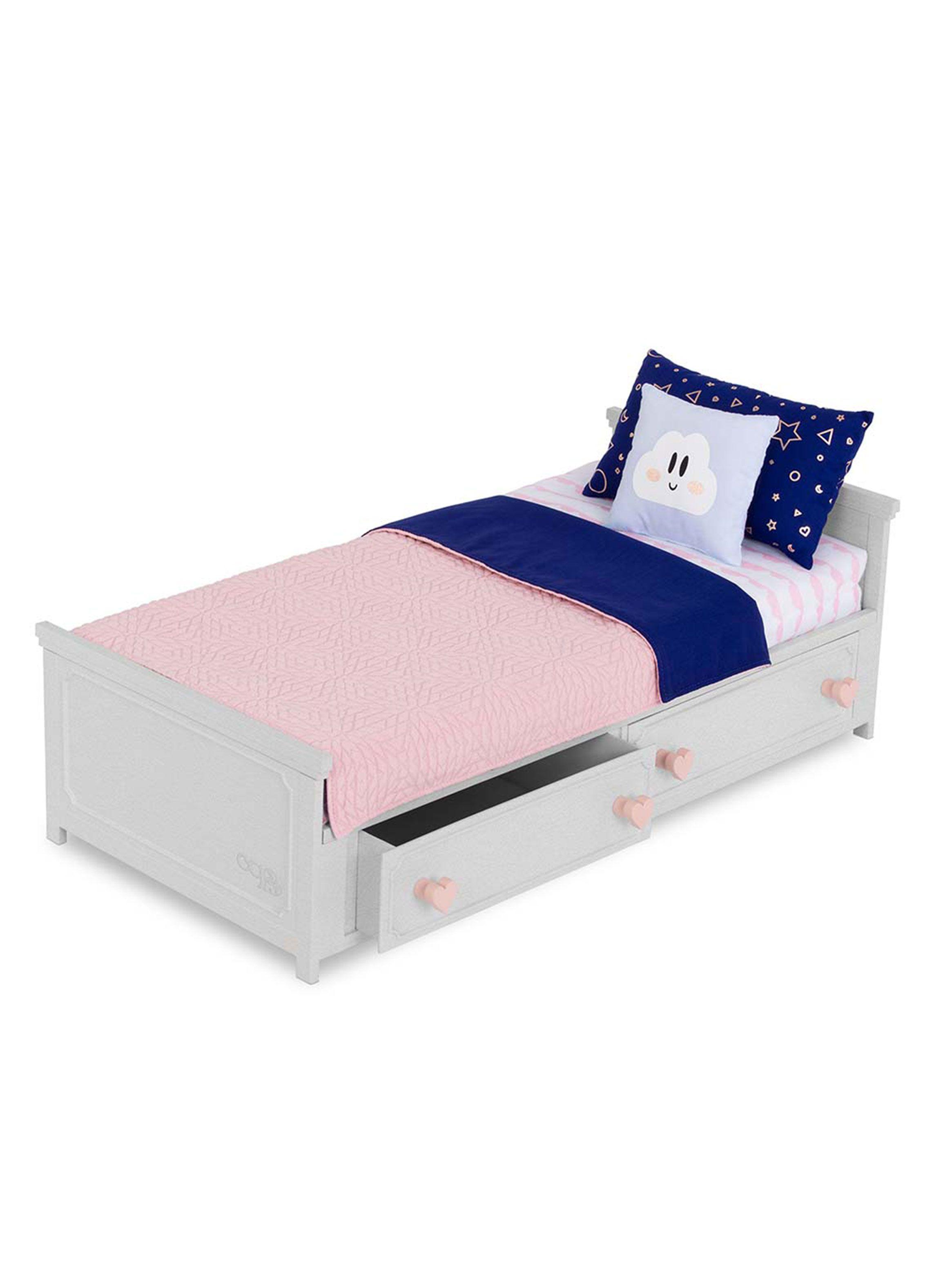 Our Generation Cama de Muñeca con Cajones Caramba-0