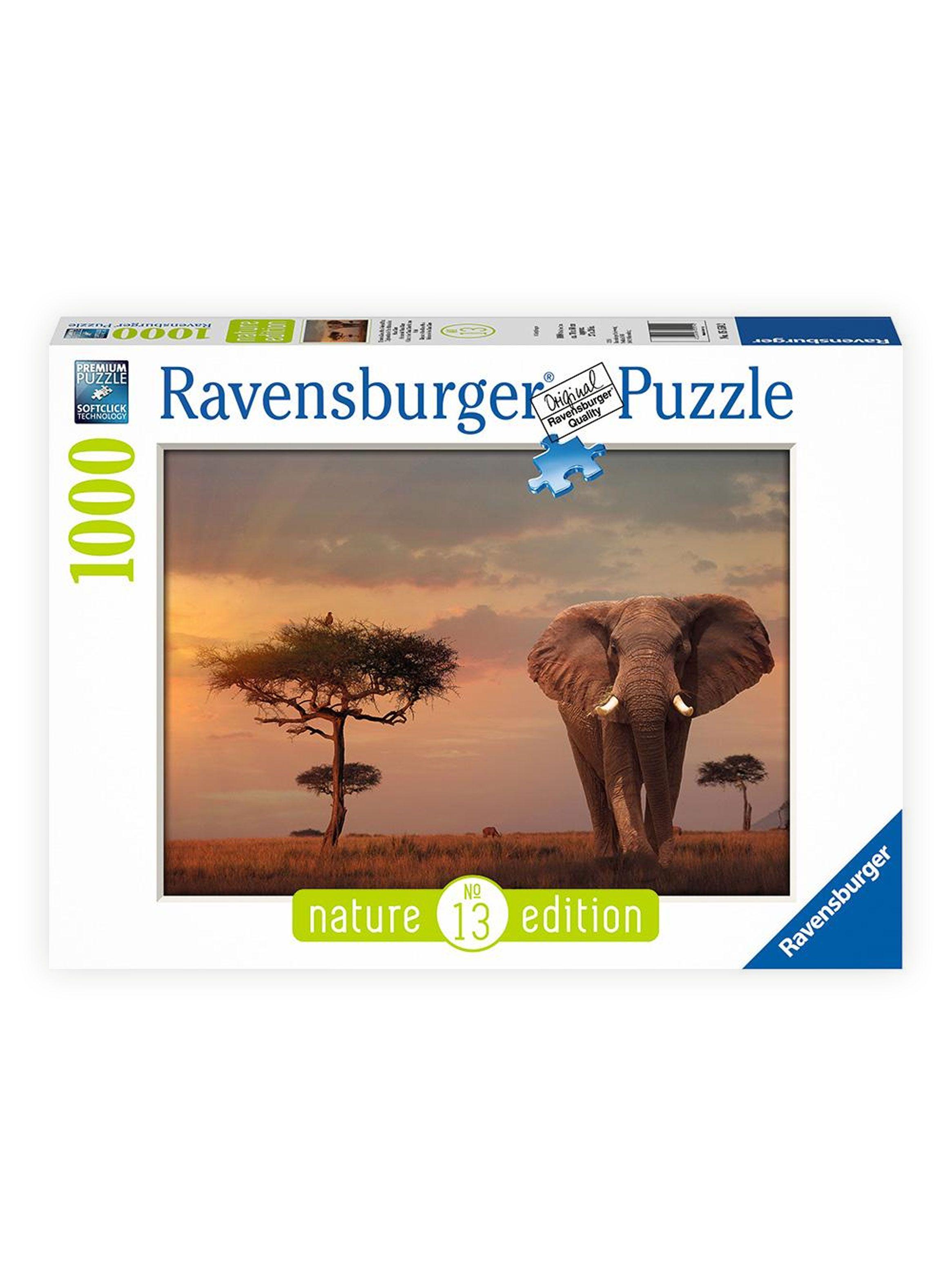 Puzzle Elefante en Masai Mara 1000 Piezas Caramba-0