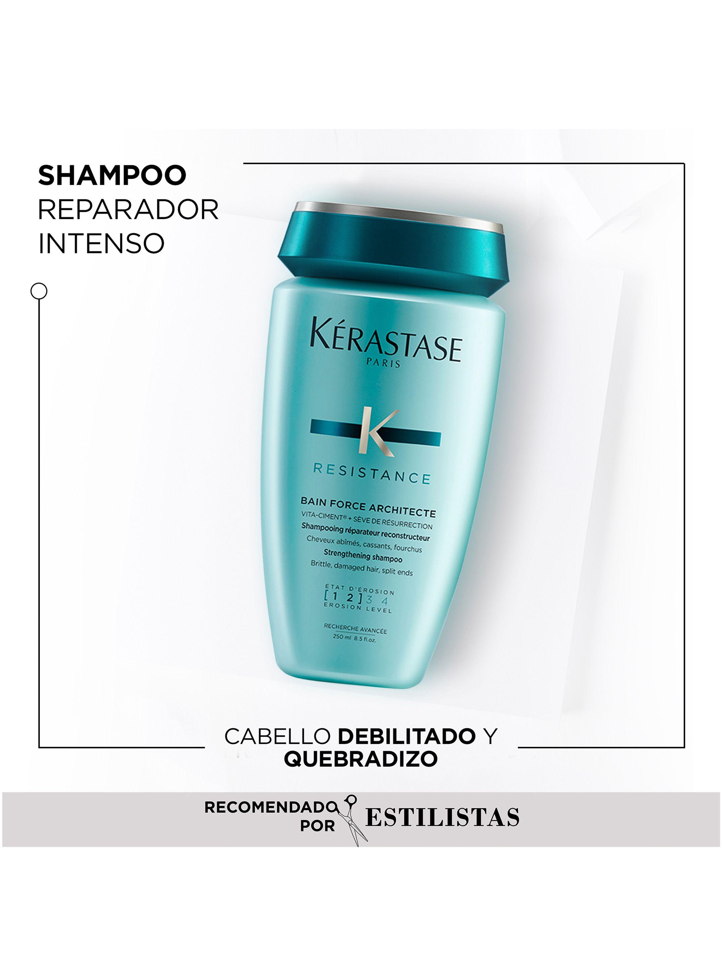 Set reparación cabello debilitado Resistance Force Architecte Shampoo 250 ml +Máscara 75 ml-2