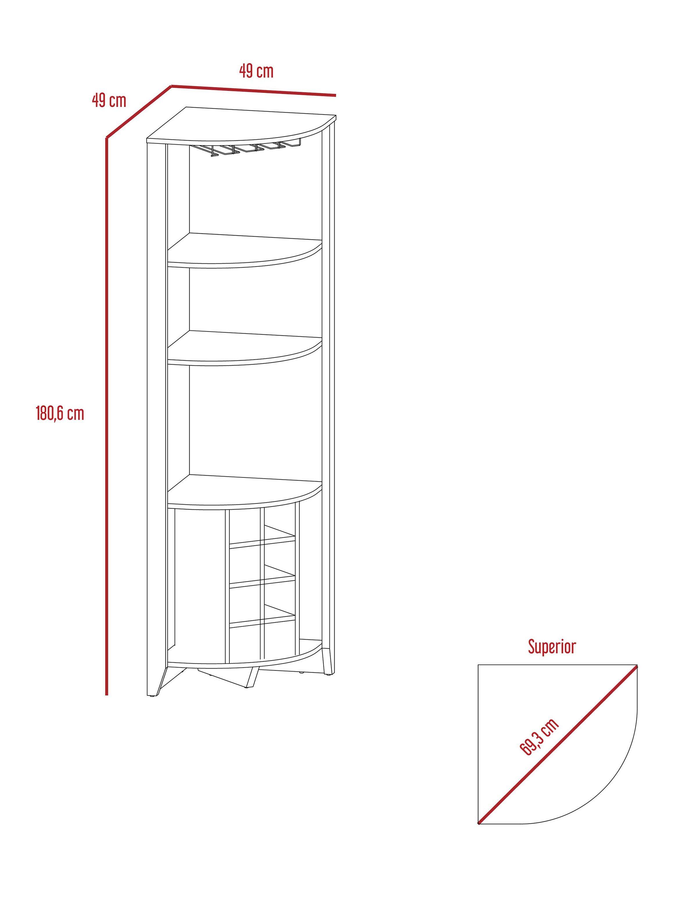 Bar Esquinero Essential 5 Repisas-1