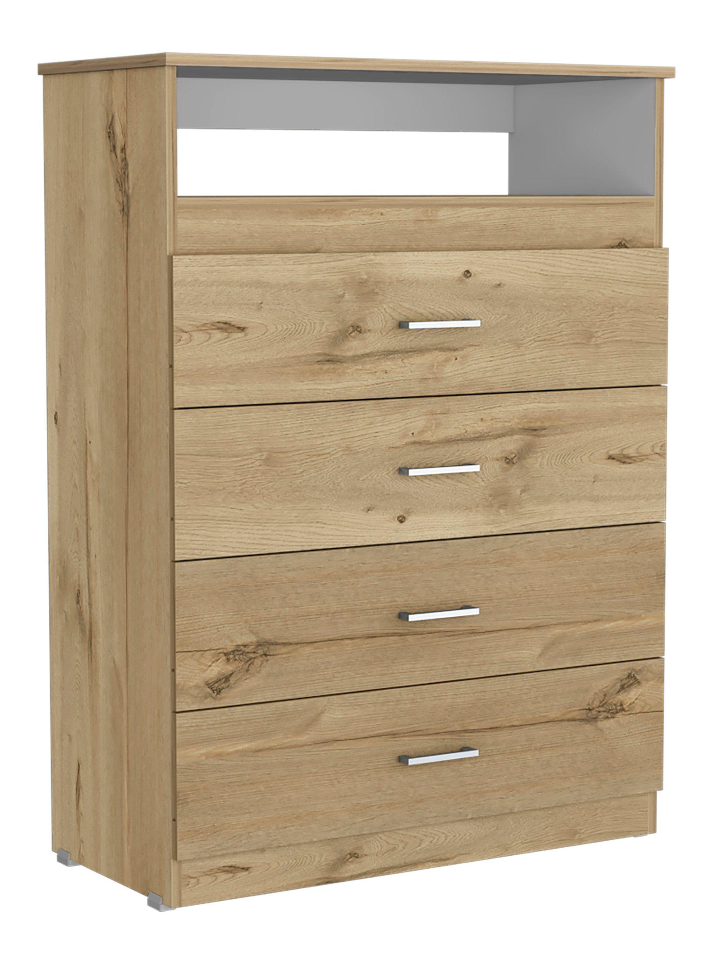 Cómoda Z-80 TV 40" 4 Cajones Duna-0