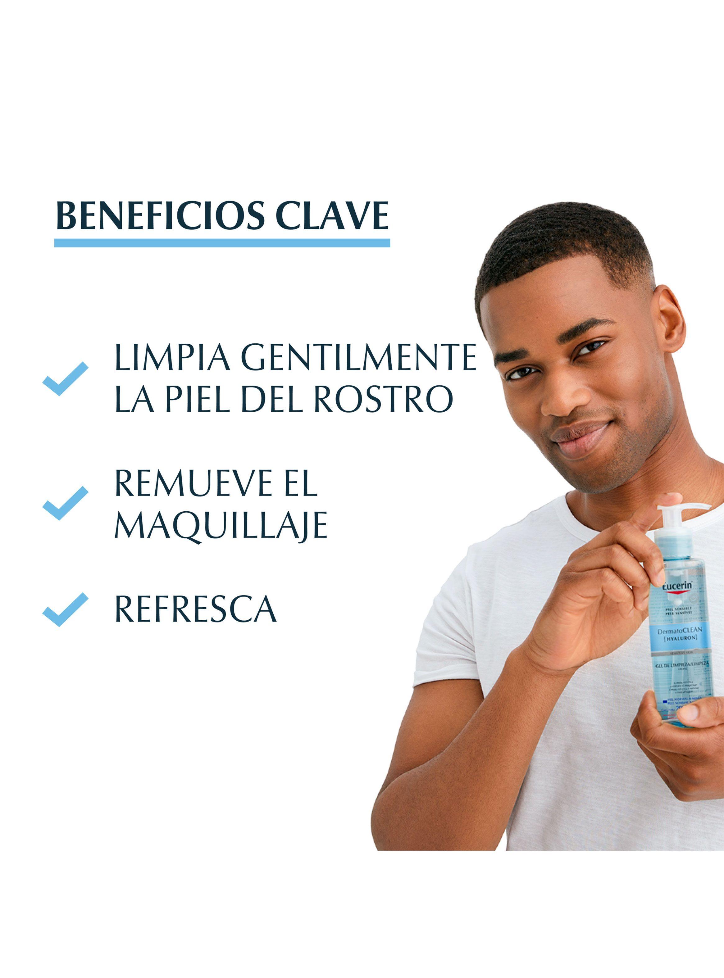 Eucerin DermatoCLEAN Gel Limpiador Facial 200ml-5