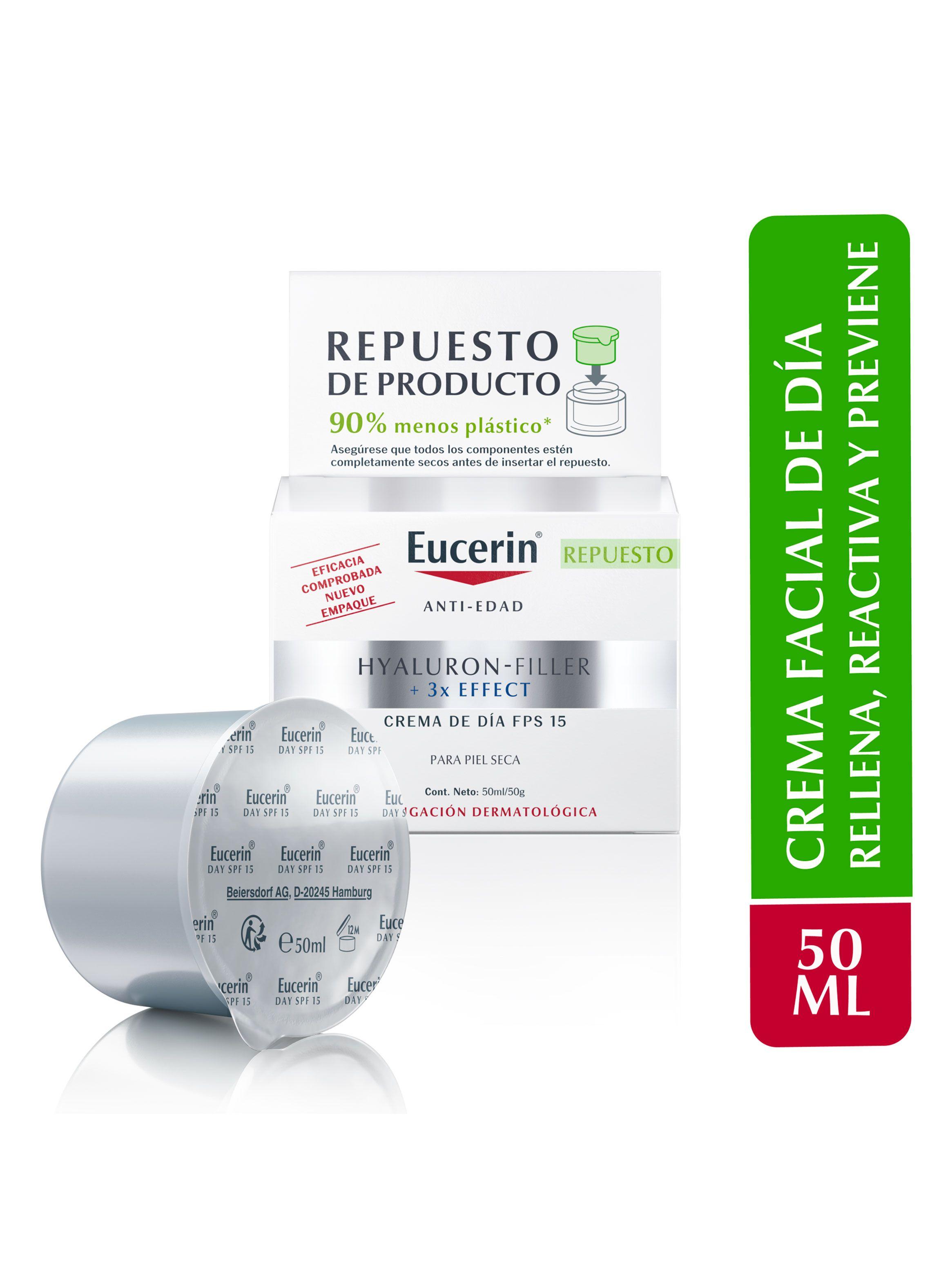 Eucerin Refill Hyaluron-Filler 3X EFFECT Crema de Día FPS15 50ml-1