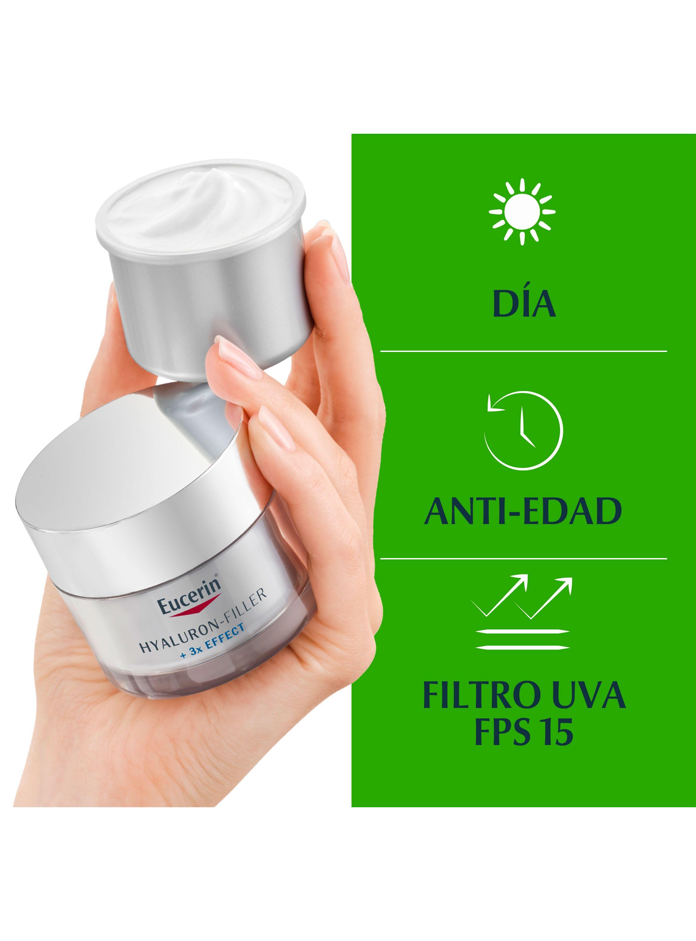 Eucerin Refill Hyaluron-Filler 3X EFFECT Crema de Día FPS15 50ml-3