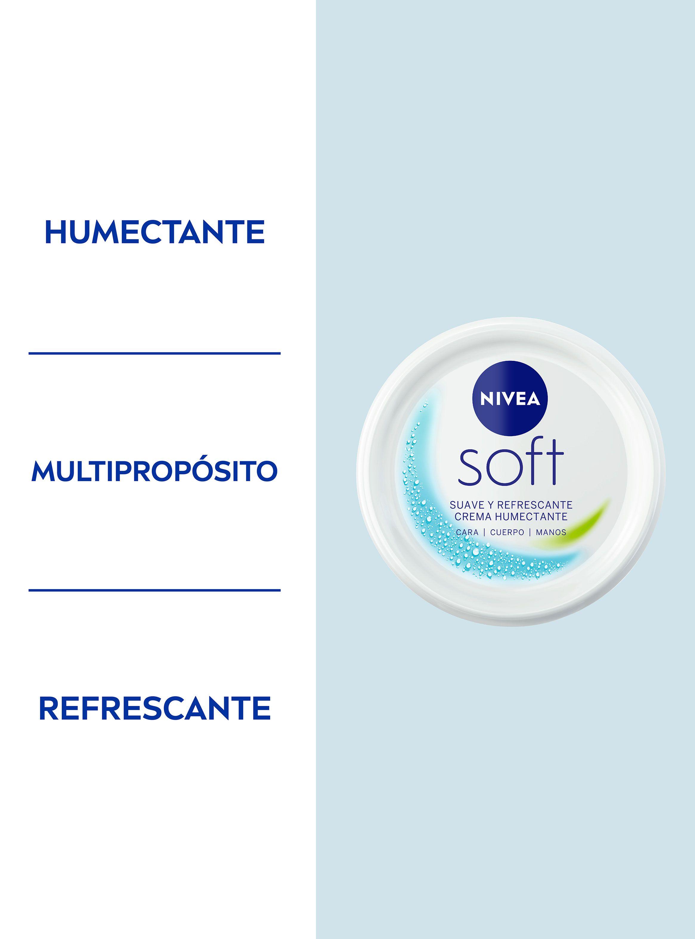 Crema Multipropósito NIVEA Soft 375 ml-2