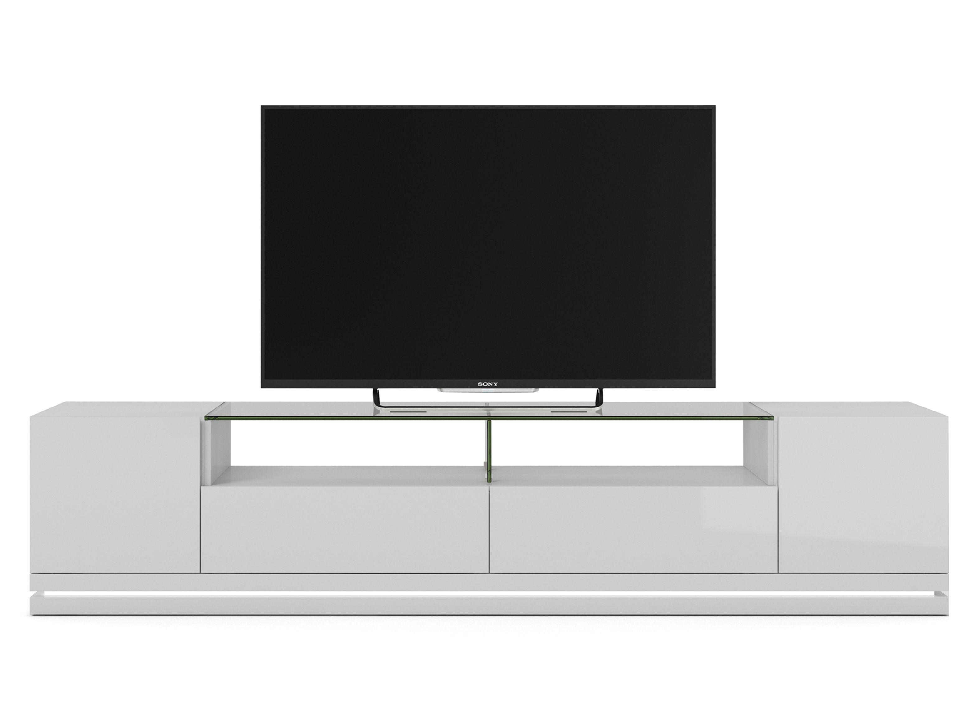 Rack Decocasa TV Rennes Blanco 2C 2P-0