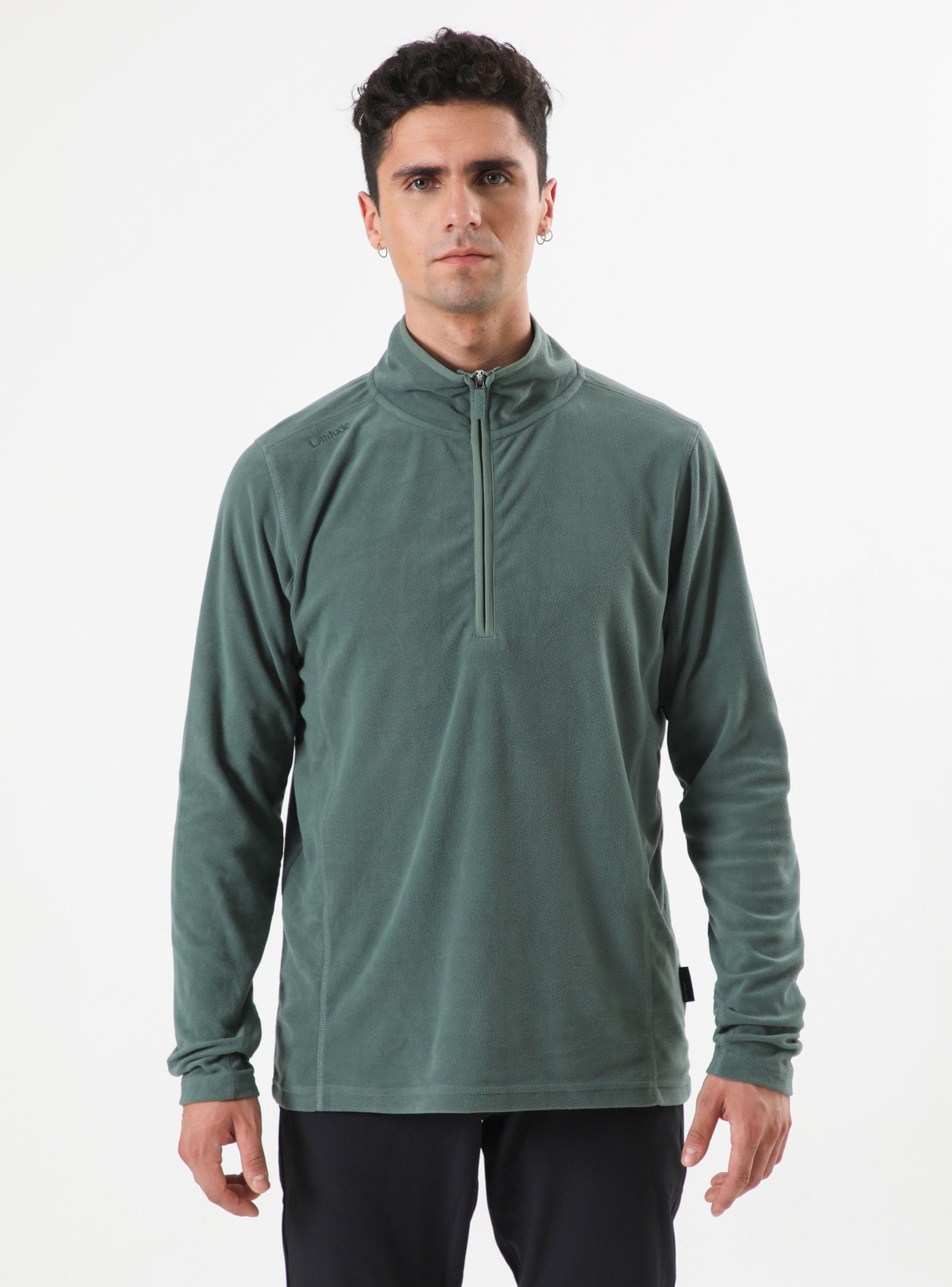 Polerón Logo Half Zip Segunda Capa Polar-0