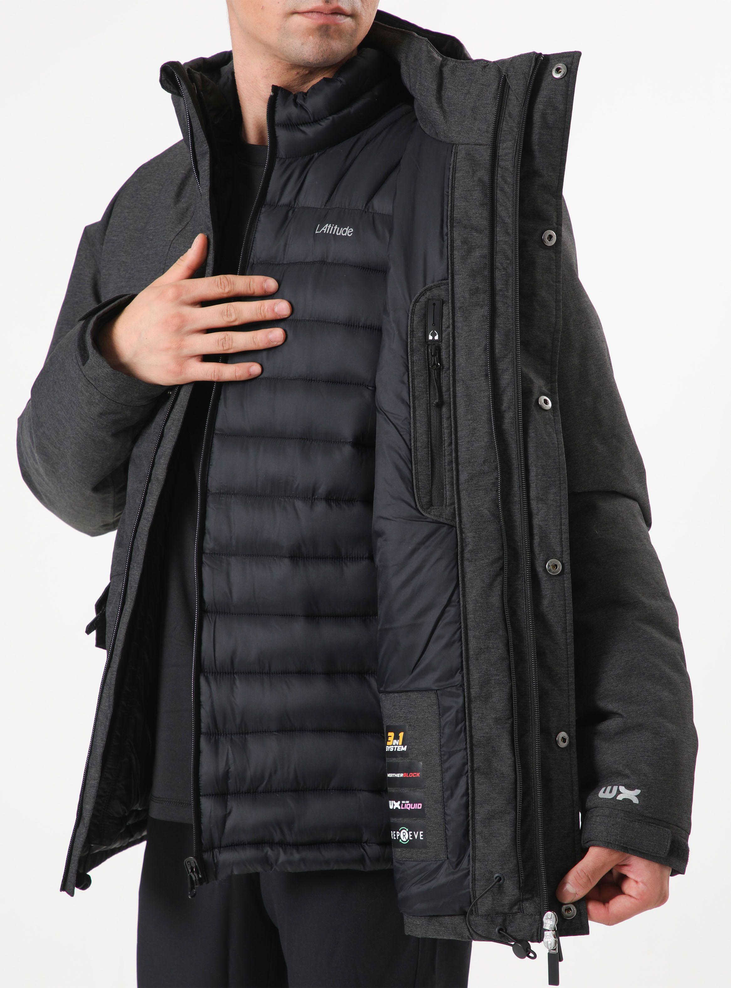 Chaqueta Impermeable 3 En 1 Parka Interior-4