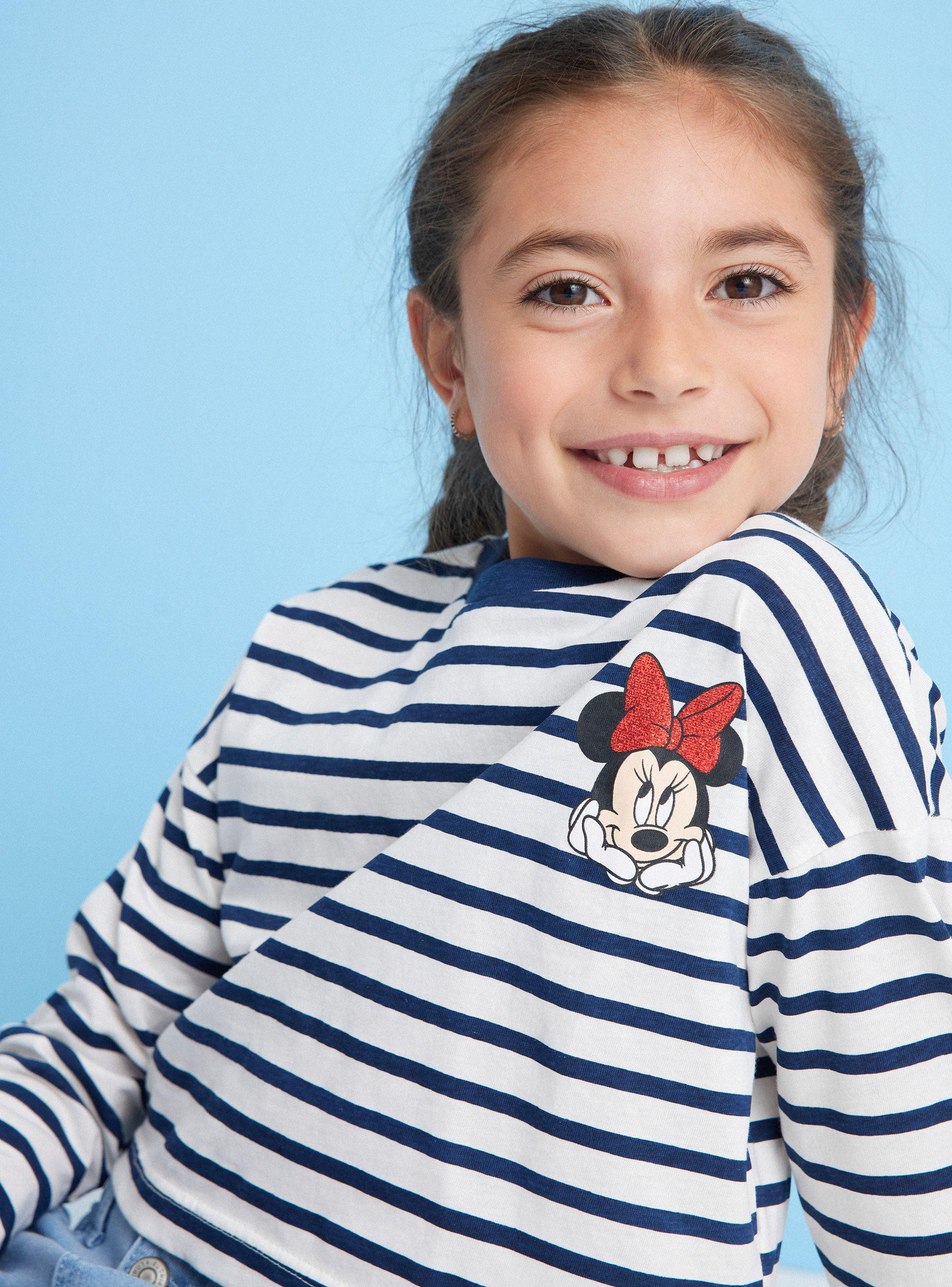 Polera Crop Minnie Mouse-1