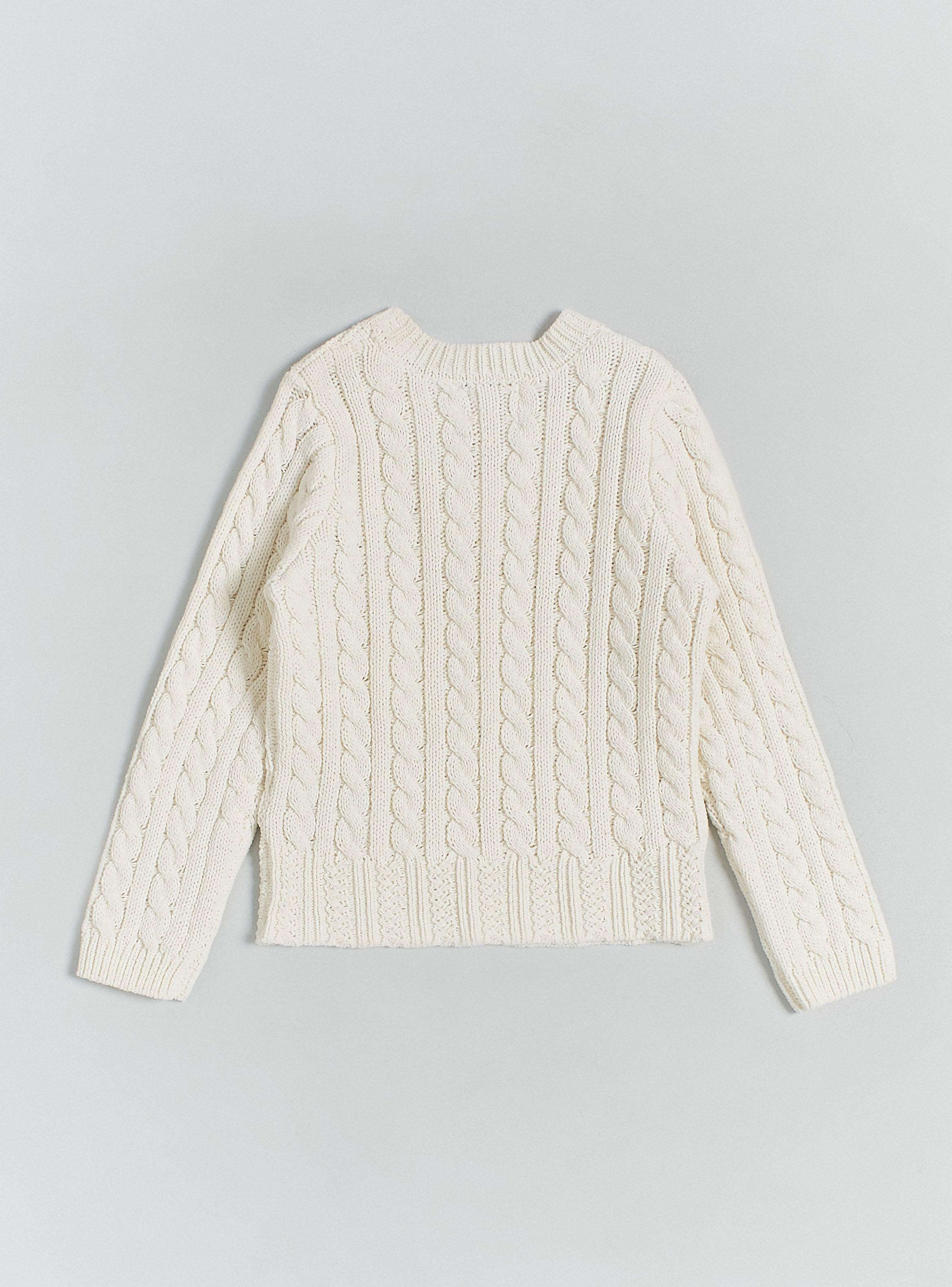 Sweater Manga Larga con Diseño y Flores 3D-3