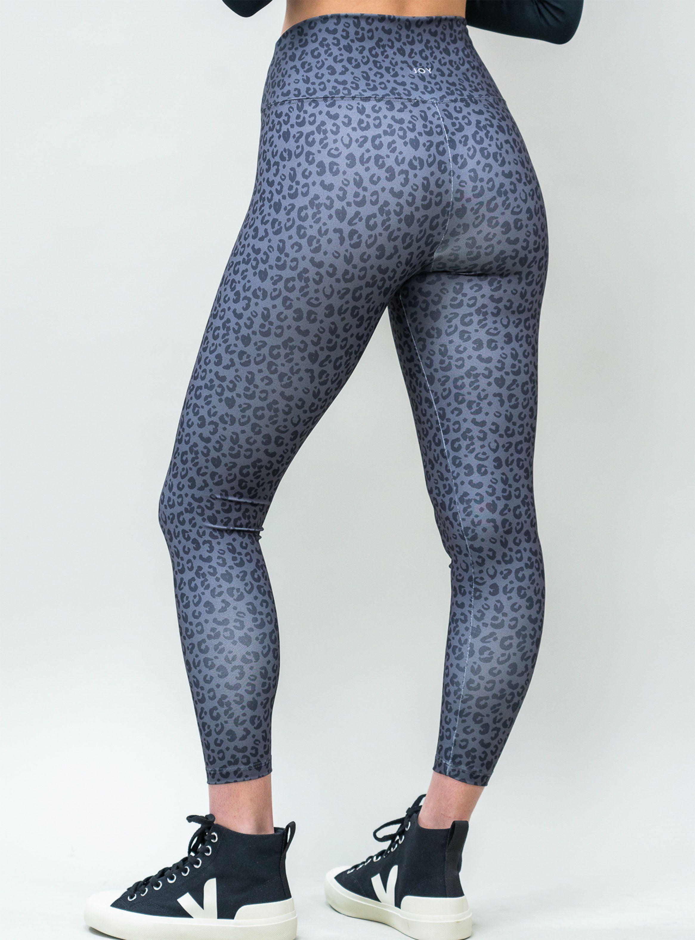 Calza 7/8 Cheetah Black Legging-1
