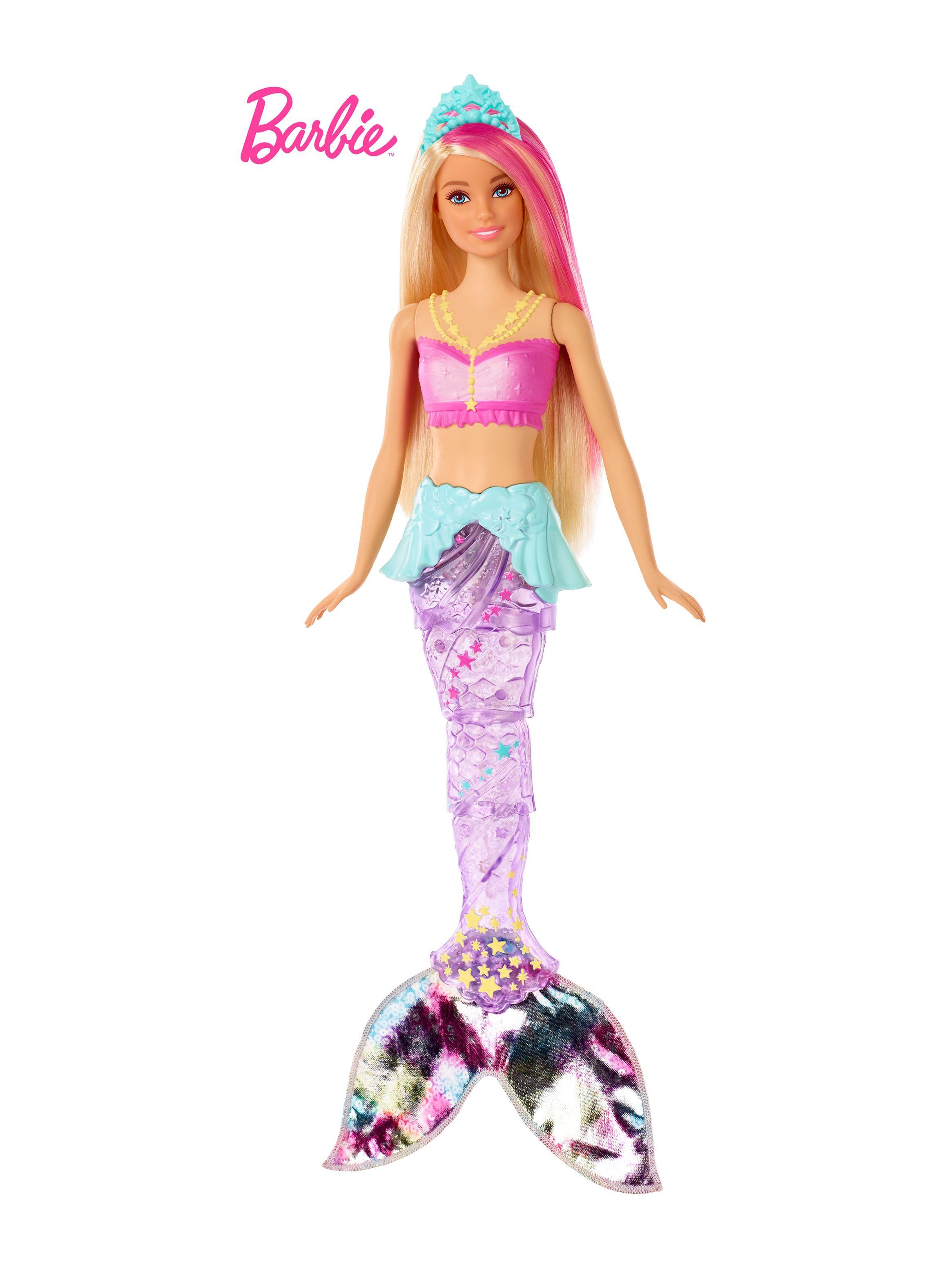 Dreamtopía Barbie Sirena de Luces Brillantes-0