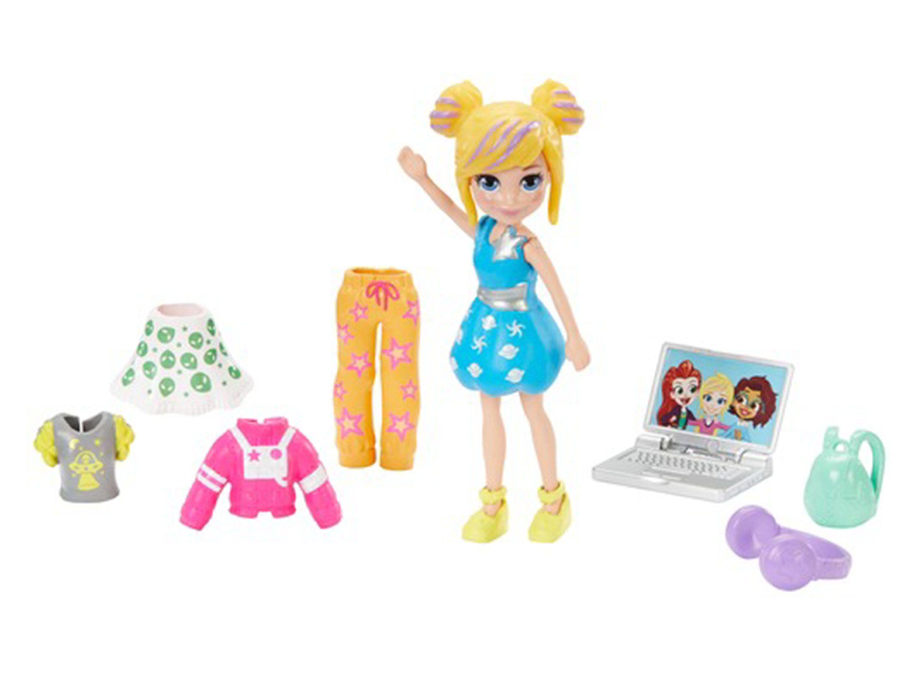 Muñeca Polly Pocket Pack de Modas Binoculares-1