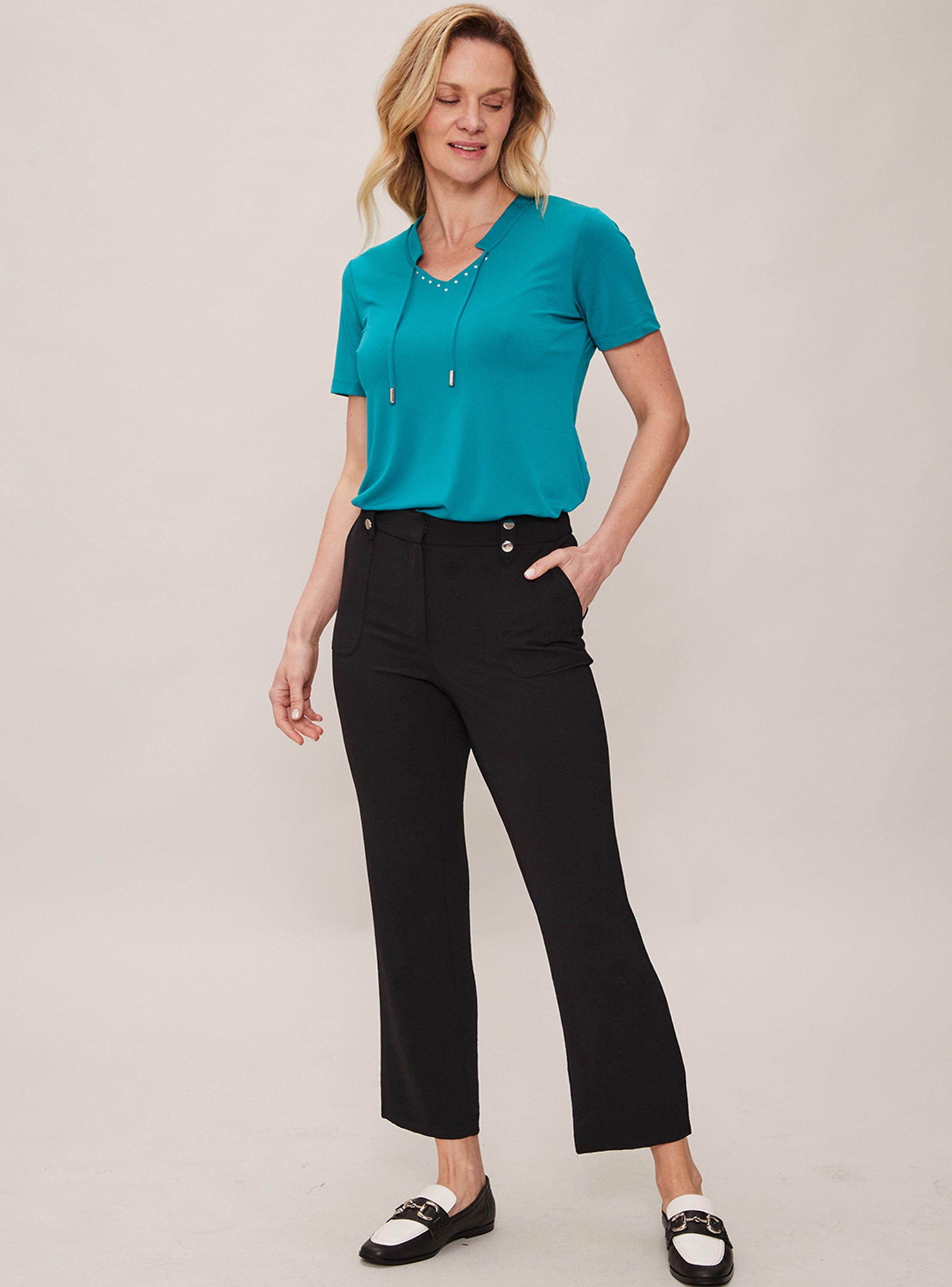 Polera con Lazo y Tachitas en Escote-4