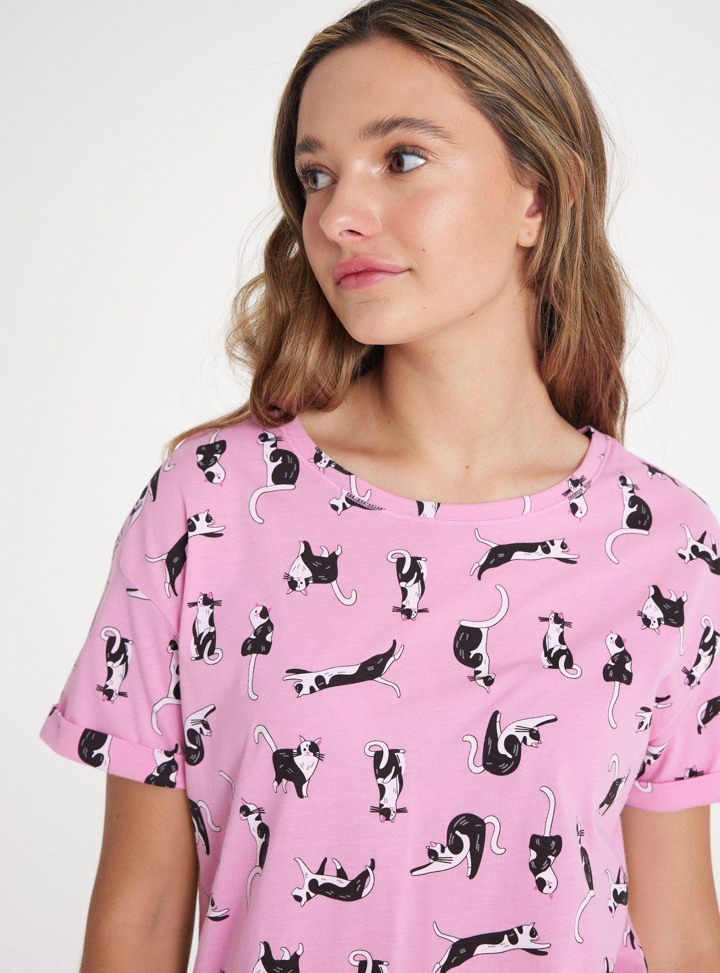 Pijama Full Print Top y Bottom-2