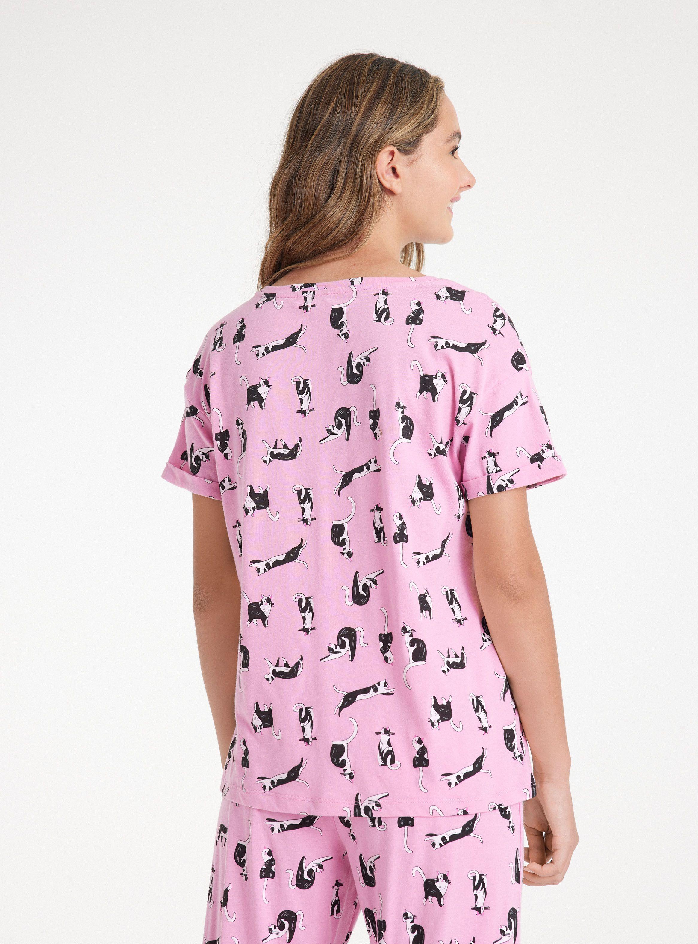 Pijama Full Print Top y Bottom-1