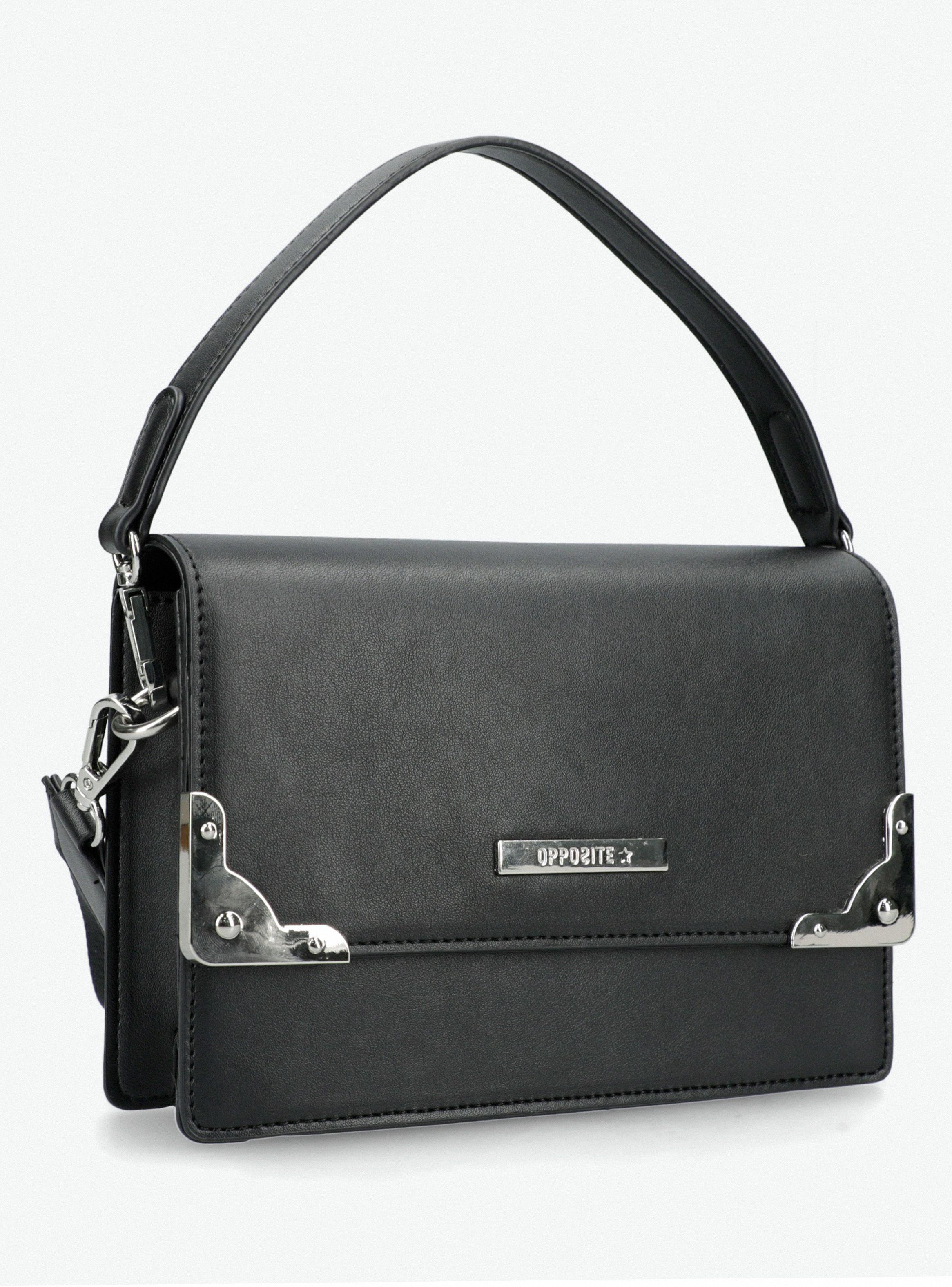 Cartera Bandolera De Pu Con Detalles Metálicos-3
