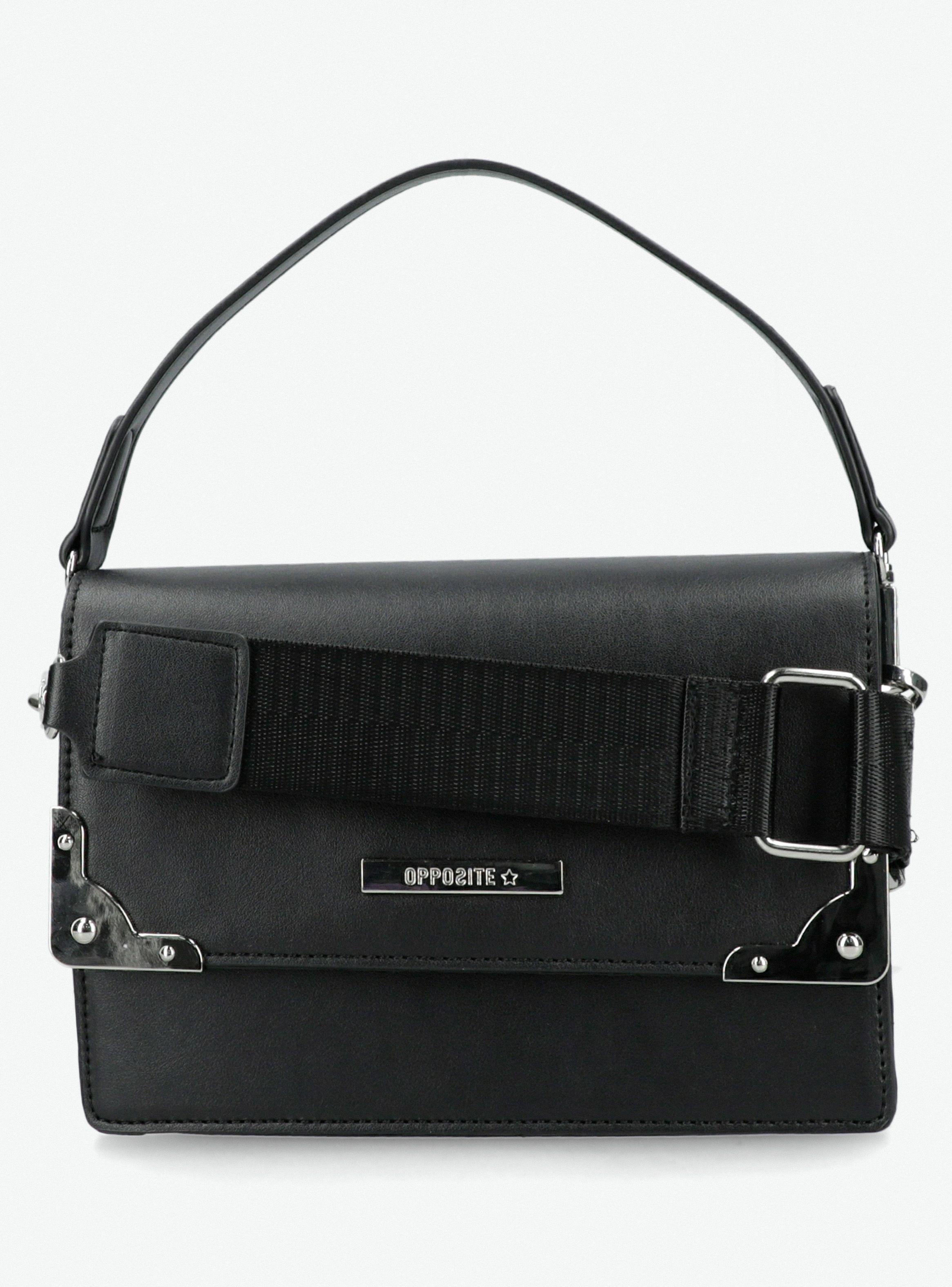 Cartera Bandolera De Pu Con Detalles Metálicos-2