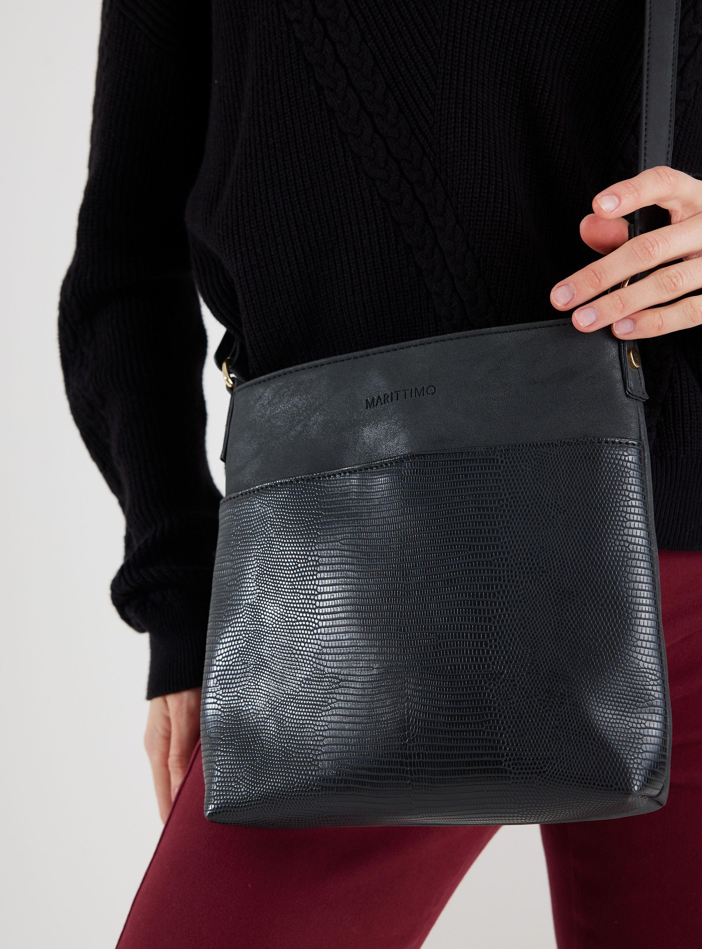 Cartera Bandolera Cruzada Con Detalle De Textura-1