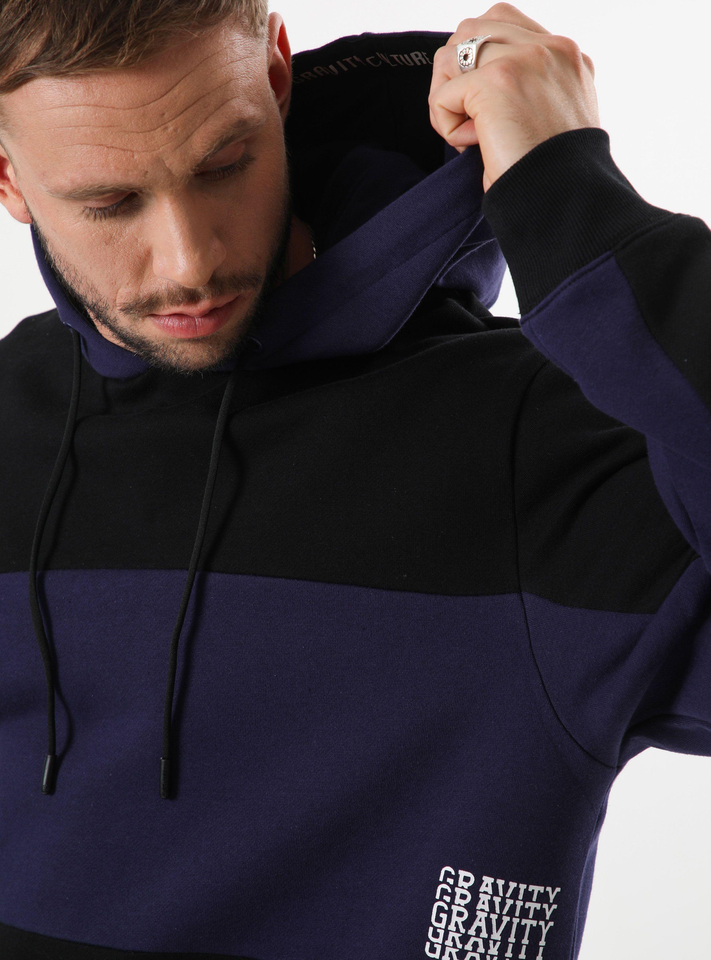 Poleron Hoodie Color Block Print Graffiti-2