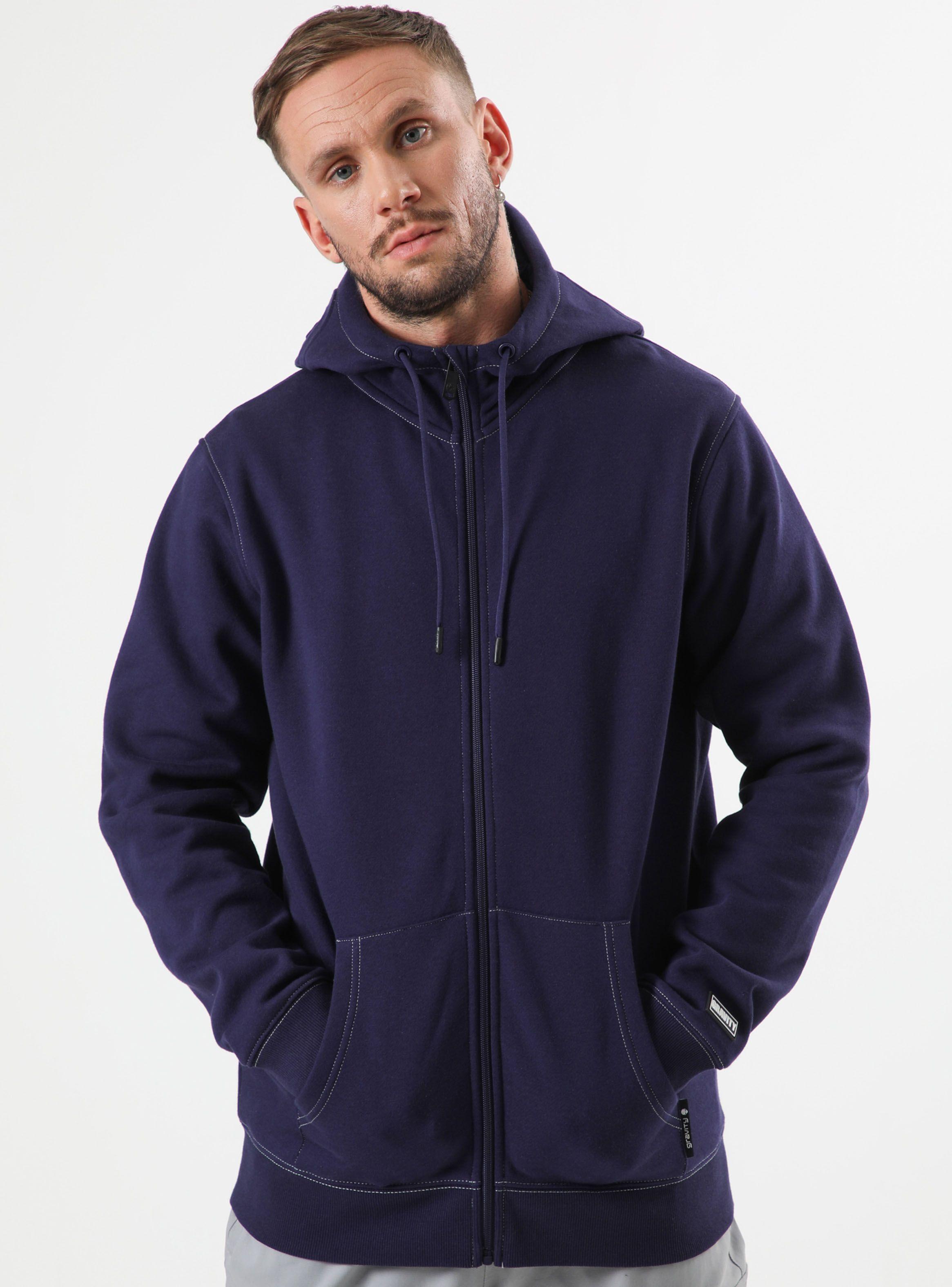 Poleron Full Zipper con Gorro Pespunte Contratono-0