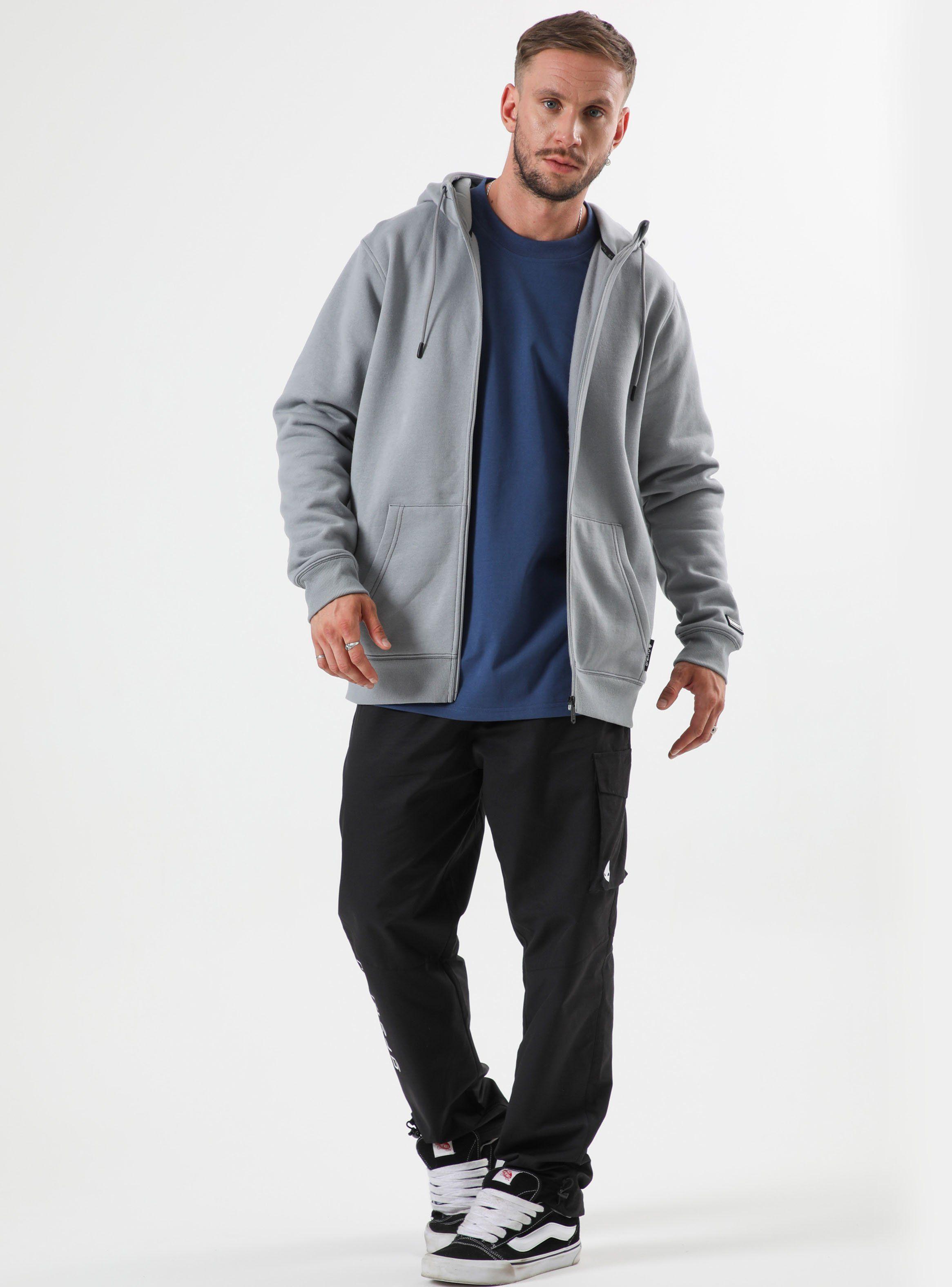 Poleron Full Zipper con Gorro Pespunte Contratono-3