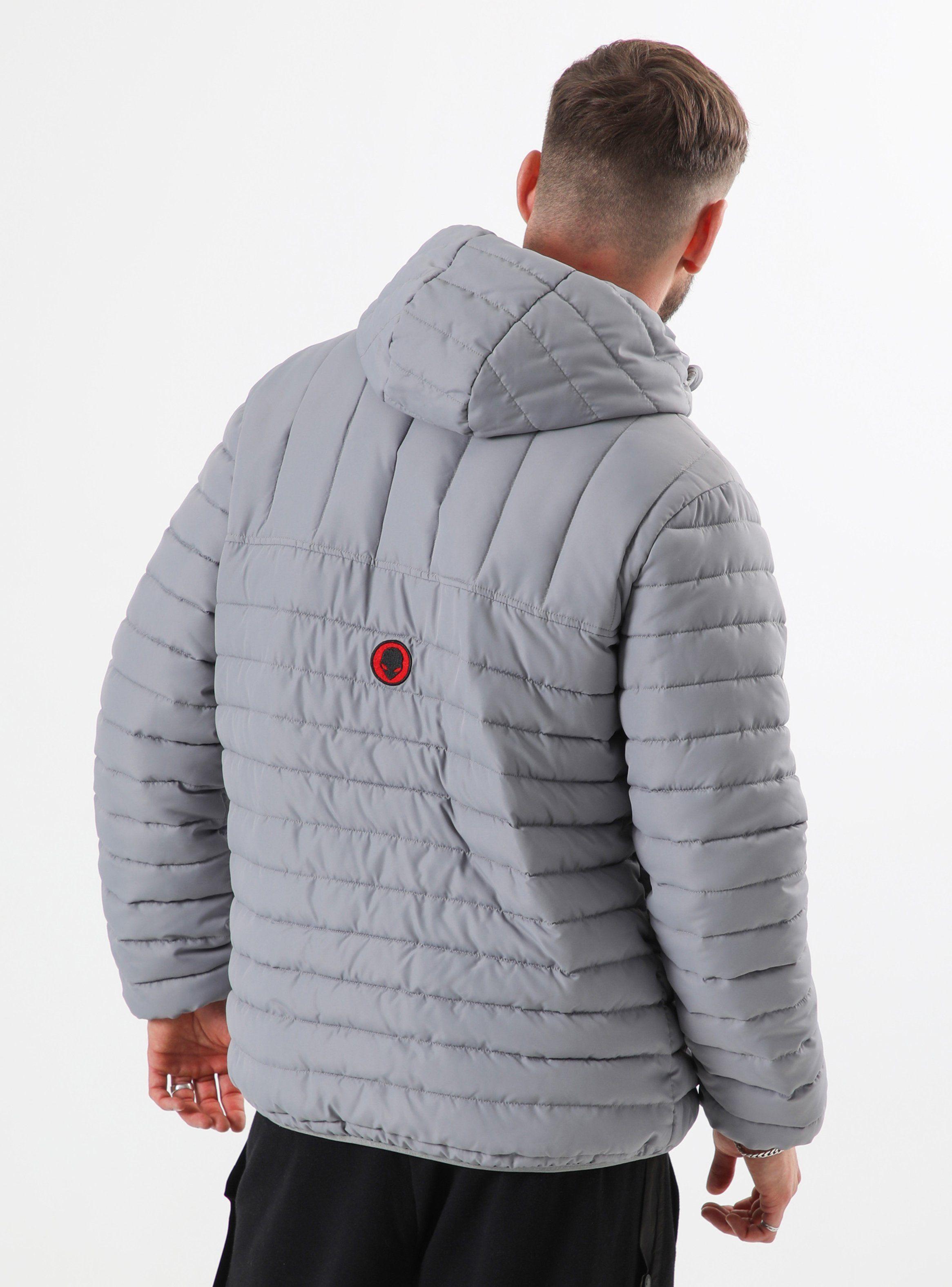Parka Puffer Delgada Gorro-1