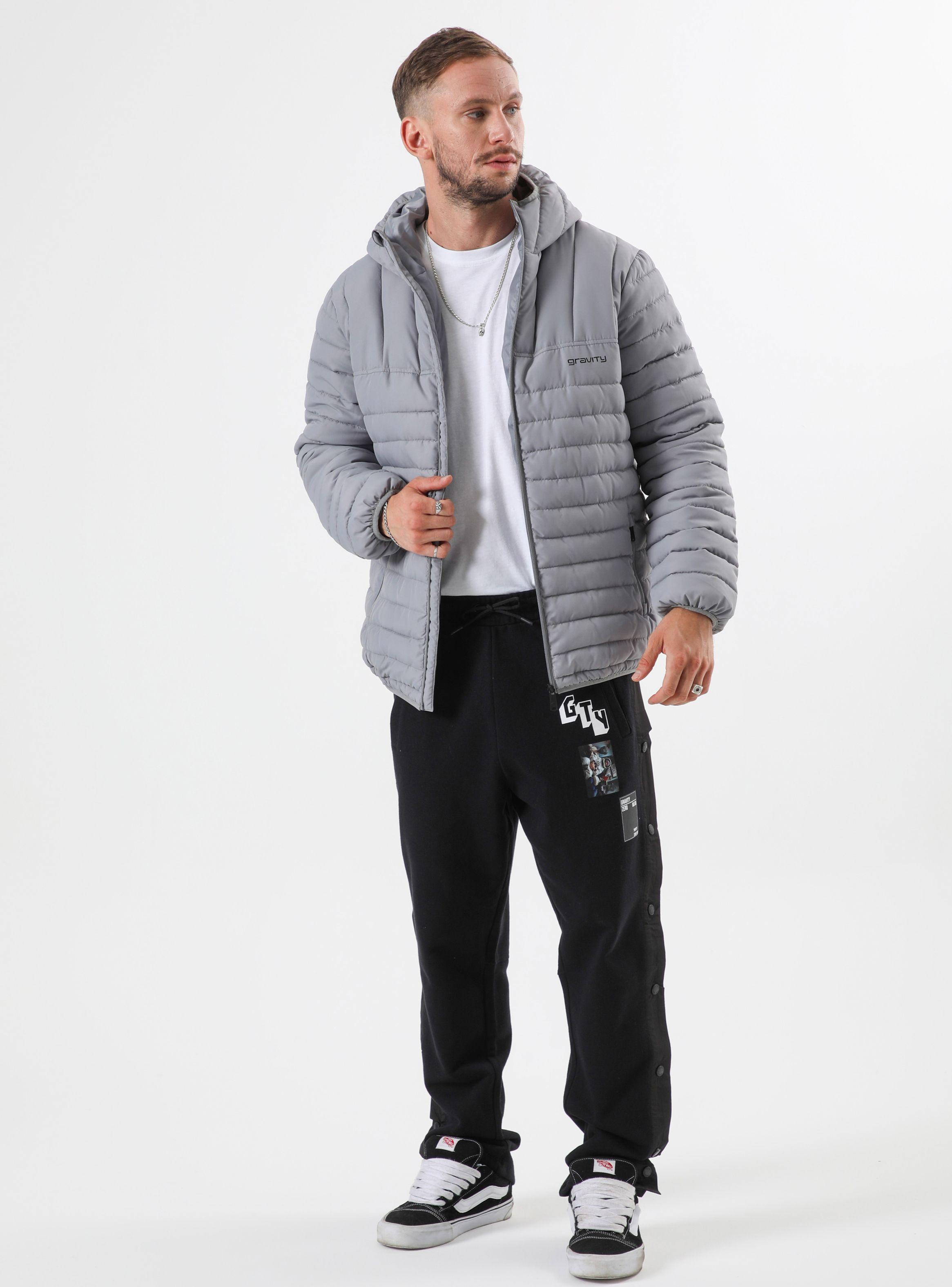 Parka Puffer Delgada Gorro-3