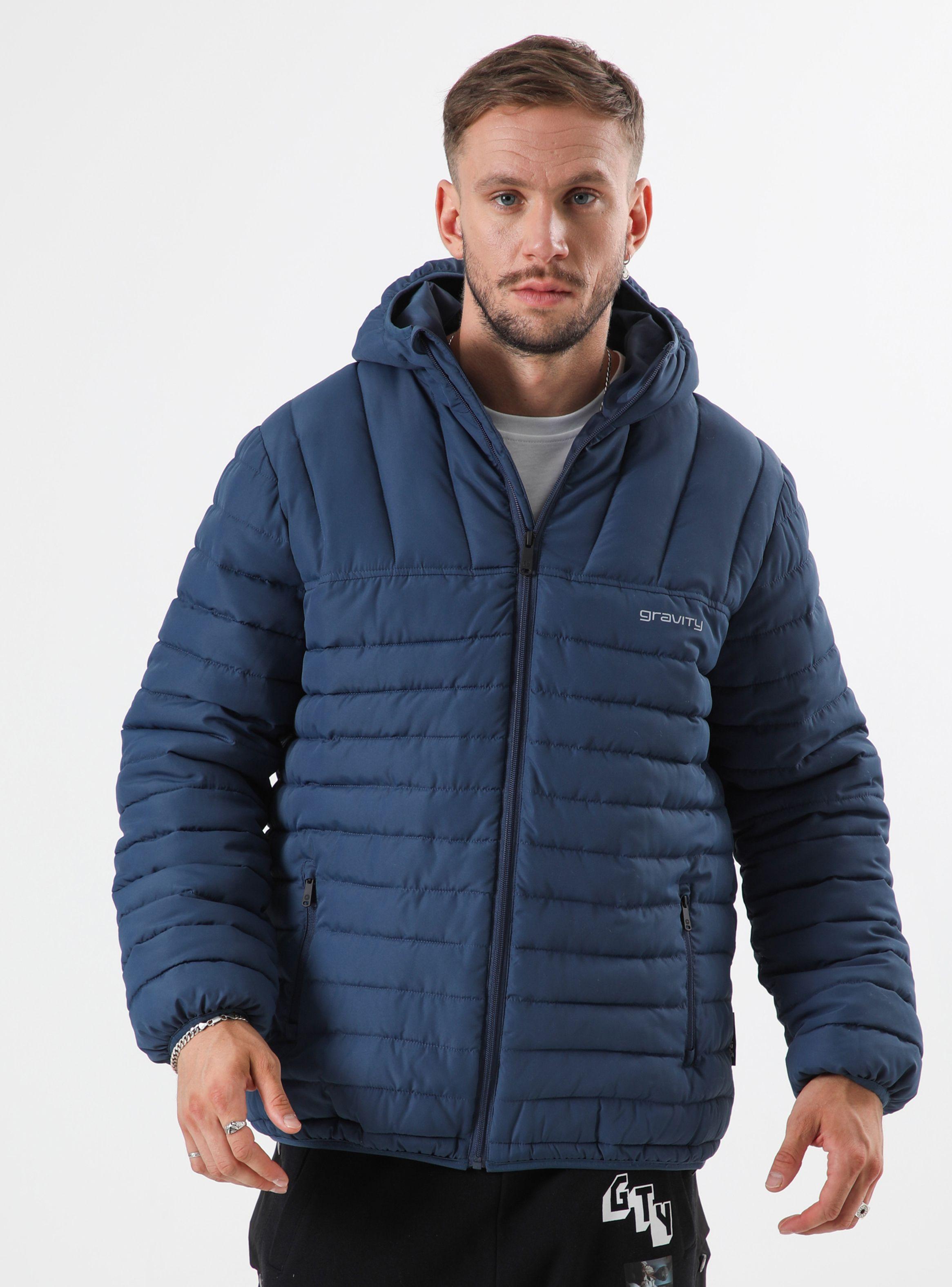 Parka Puffer Delgada Gorro-0