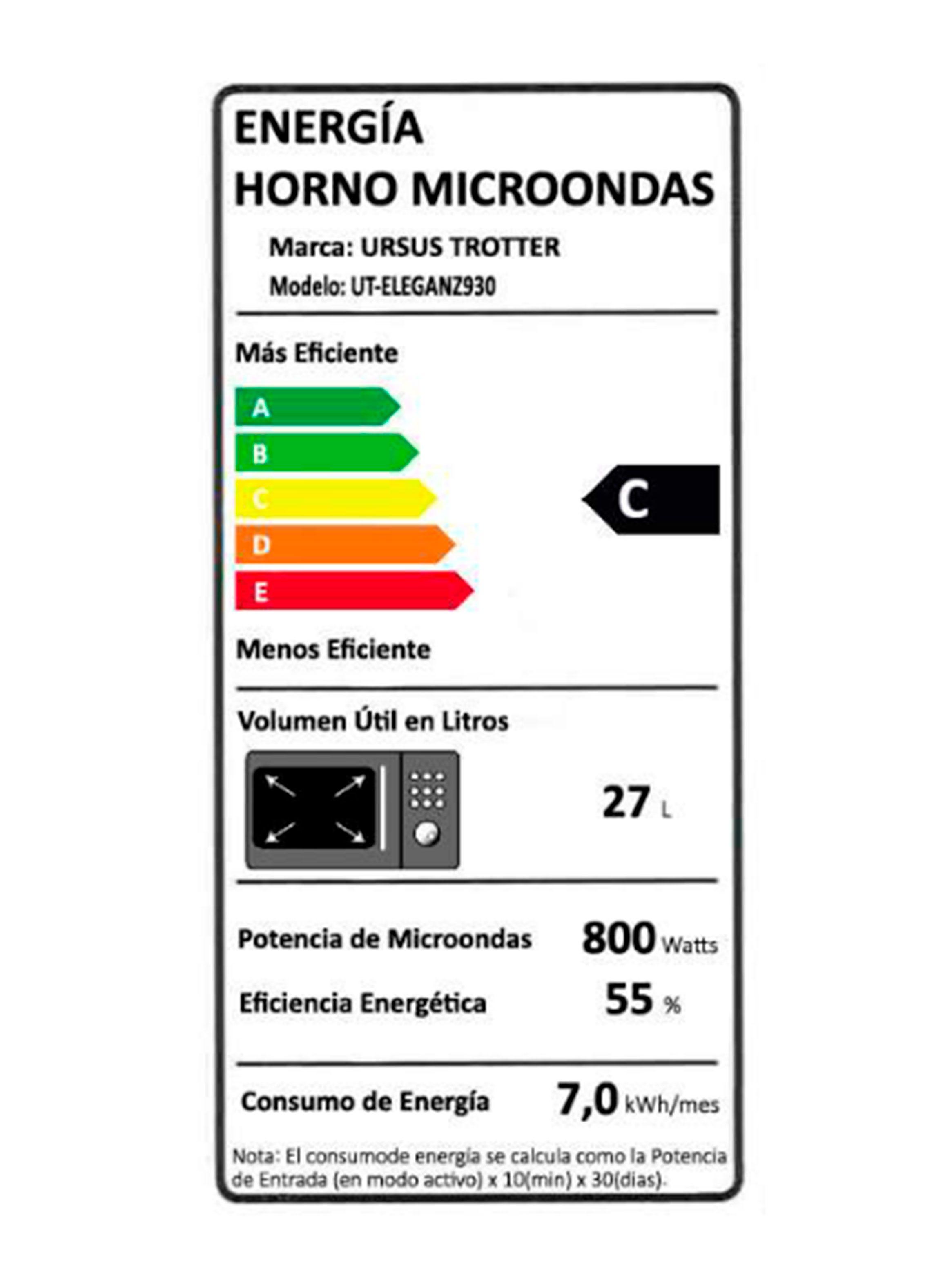 Microondas Digital 800W 27 Litros ELEGANZ930-6