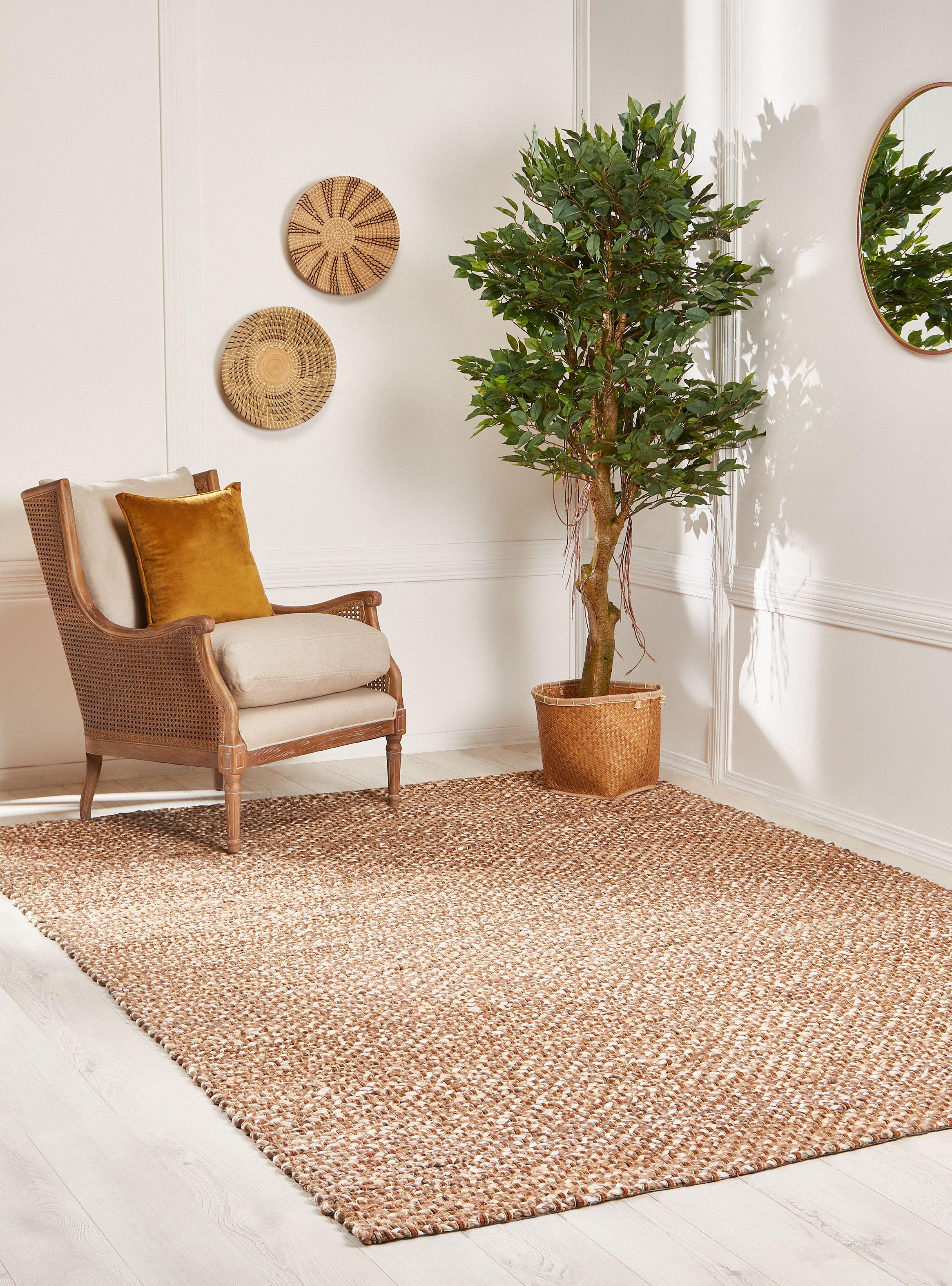 Alfombra Yute 160 x 230 cm Sarah Miller Organic Café-6