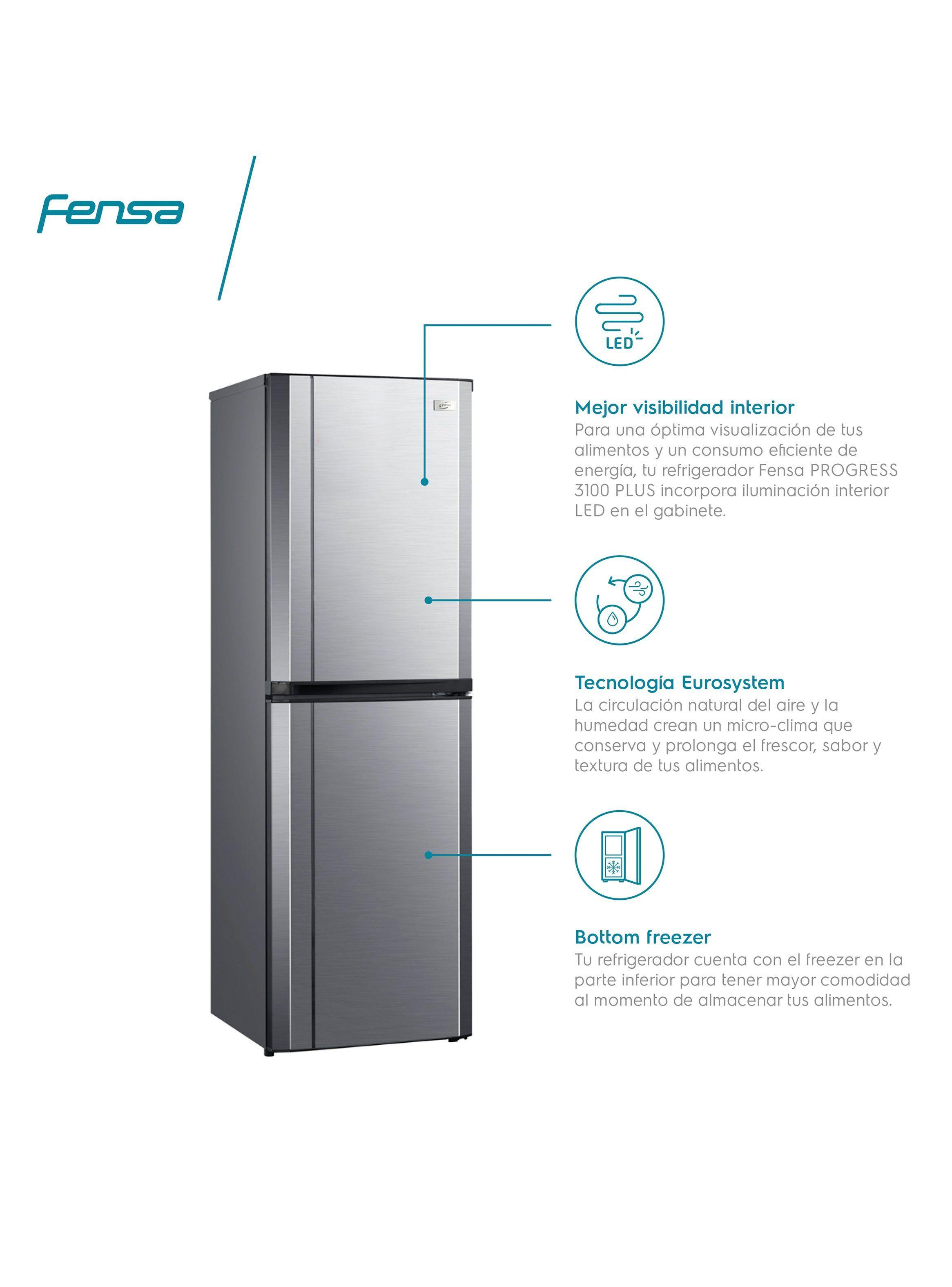 Refrigerador Bottom Freezer Frío Directo 244 Litros Progress 3100 Plus-4