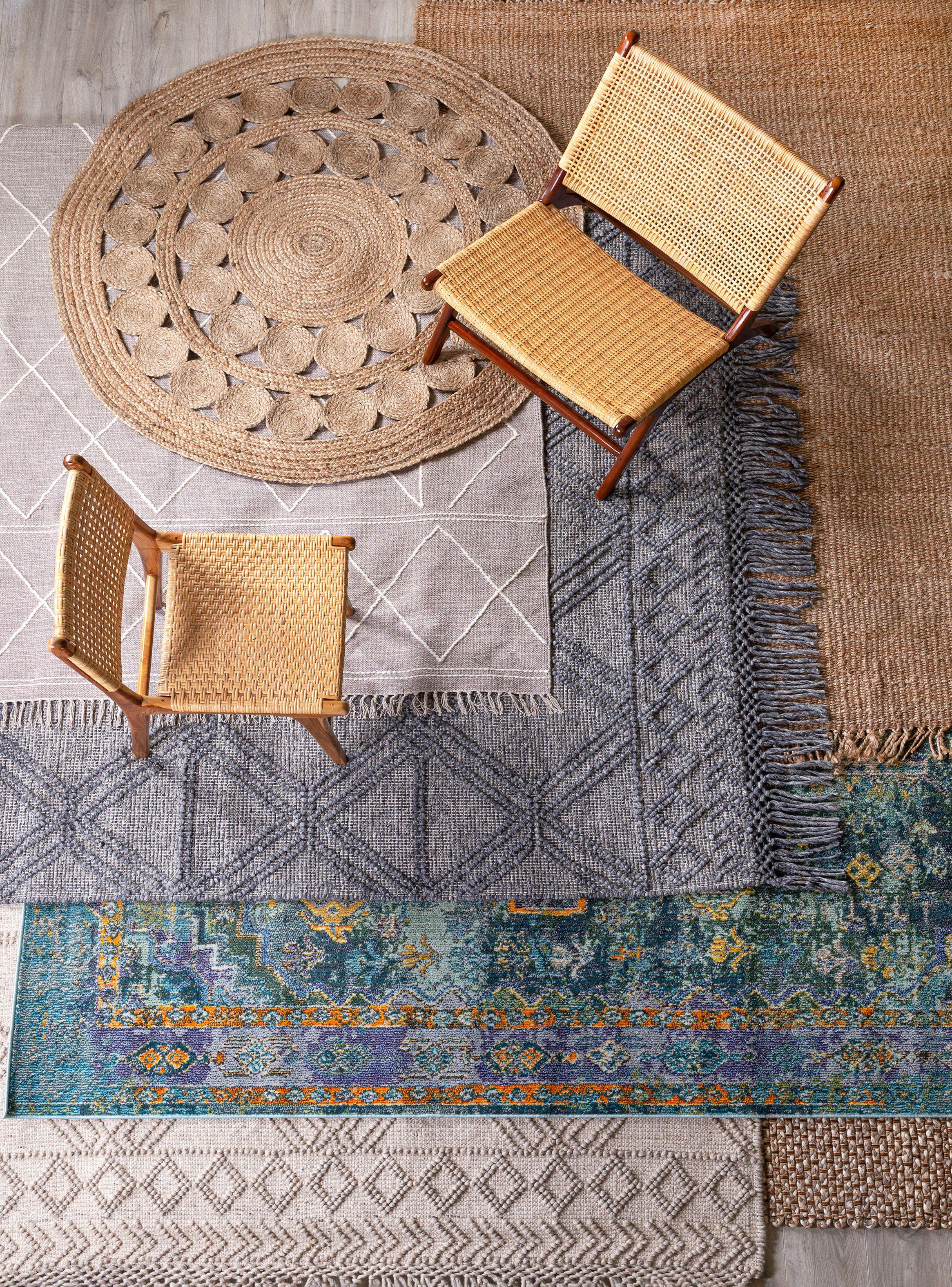 Alfombra Yute 160 x 230 cm Hand Gold-4