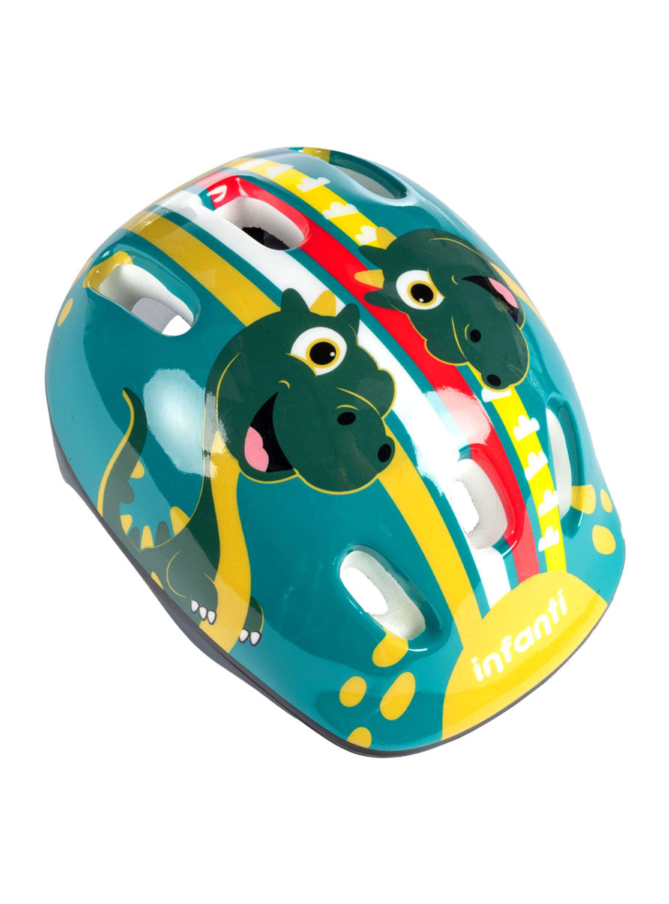 Set de Casco y Rodilleras Green-1