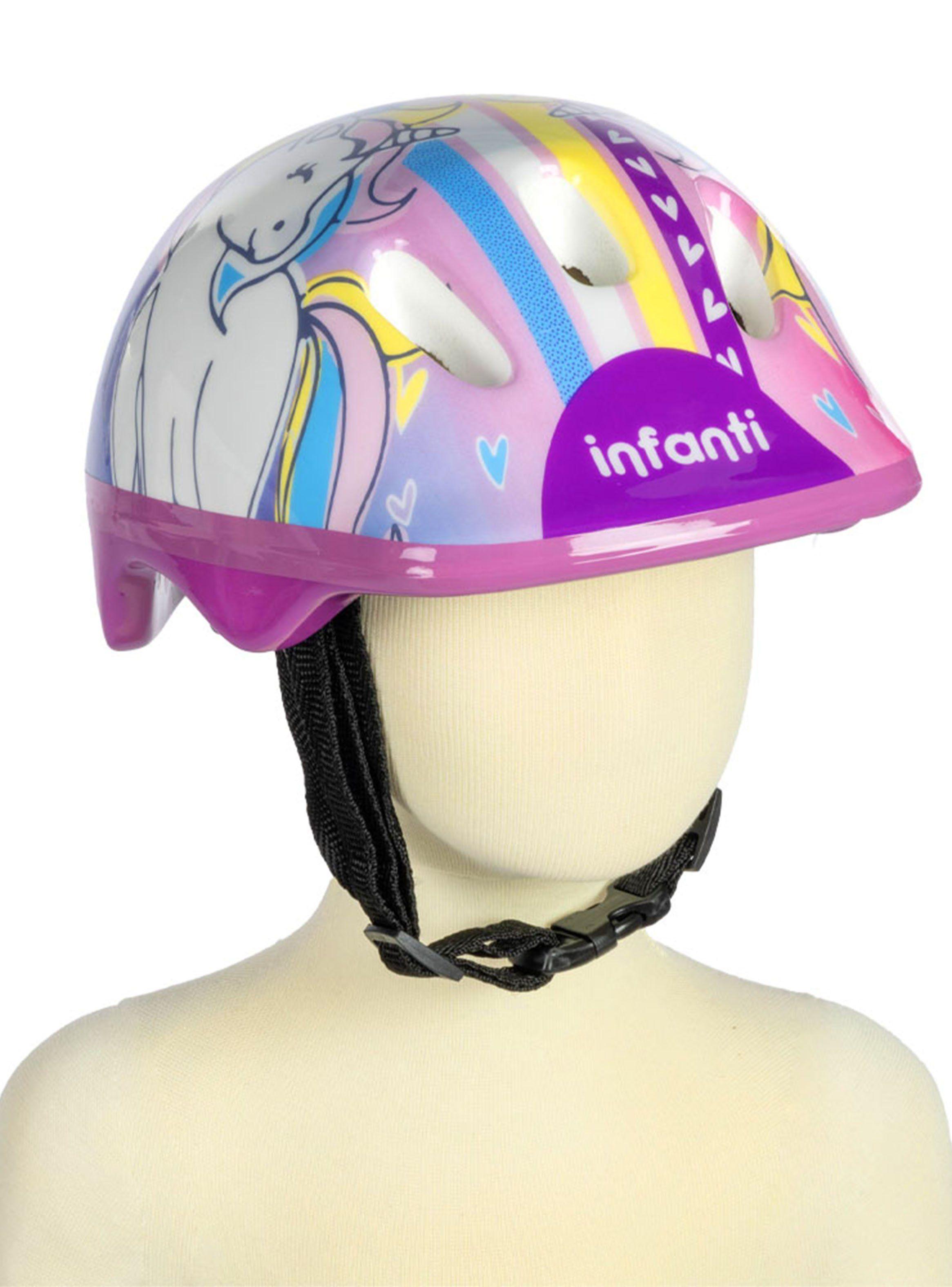 Set de Casco y Rodilleras Pink-2