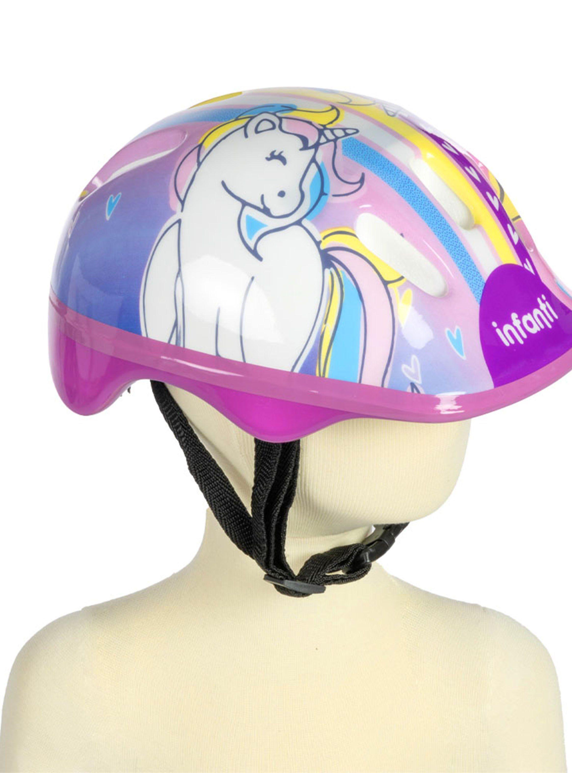 Set de Casco y Rodilleras Pink-3