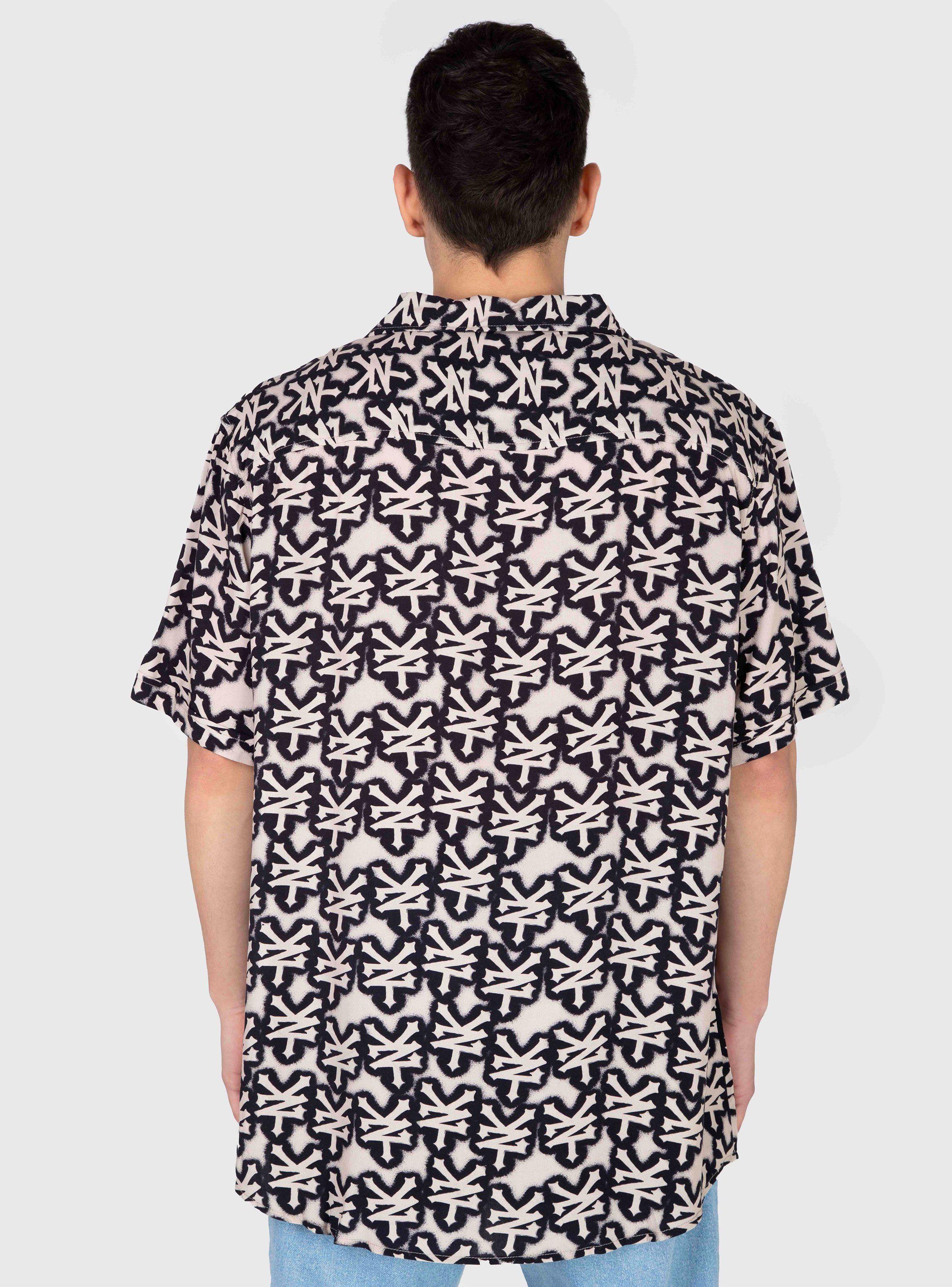 Camisa M/C Stencil Beige-1