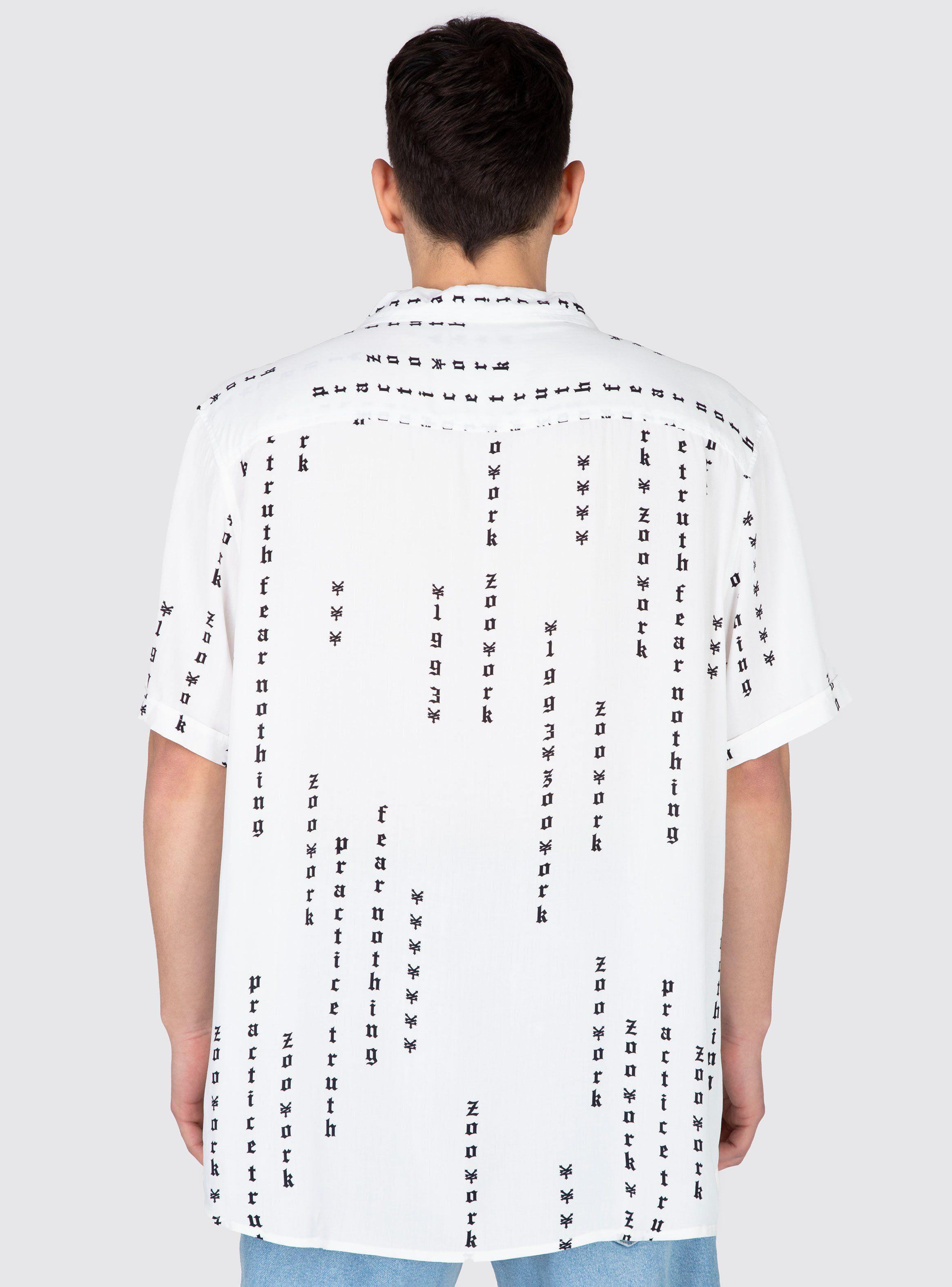Camisa M/C Gothic Blanco-1