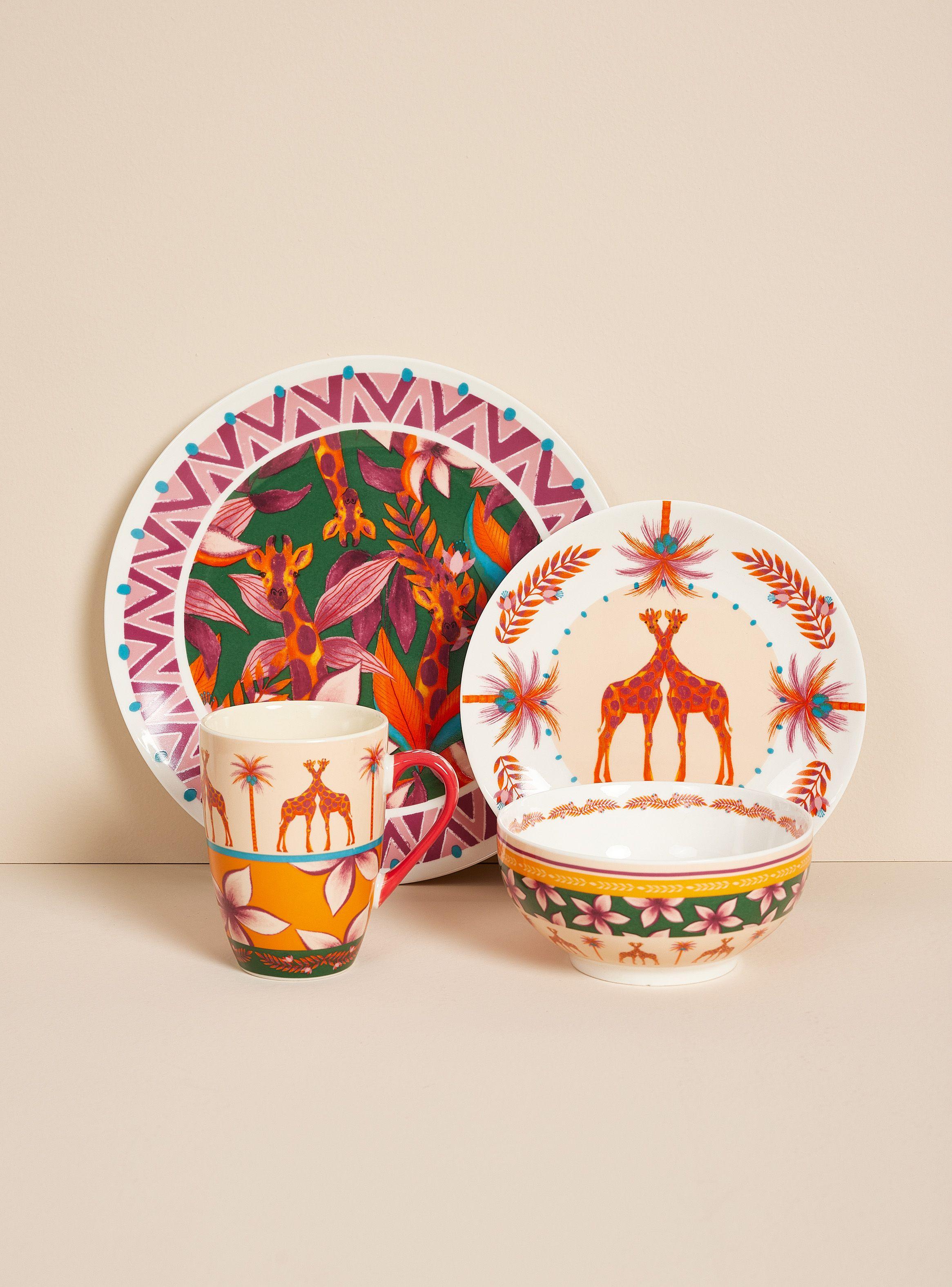 Set Vajilla Porcelana 16 Piezas By Pola Ilustra-0