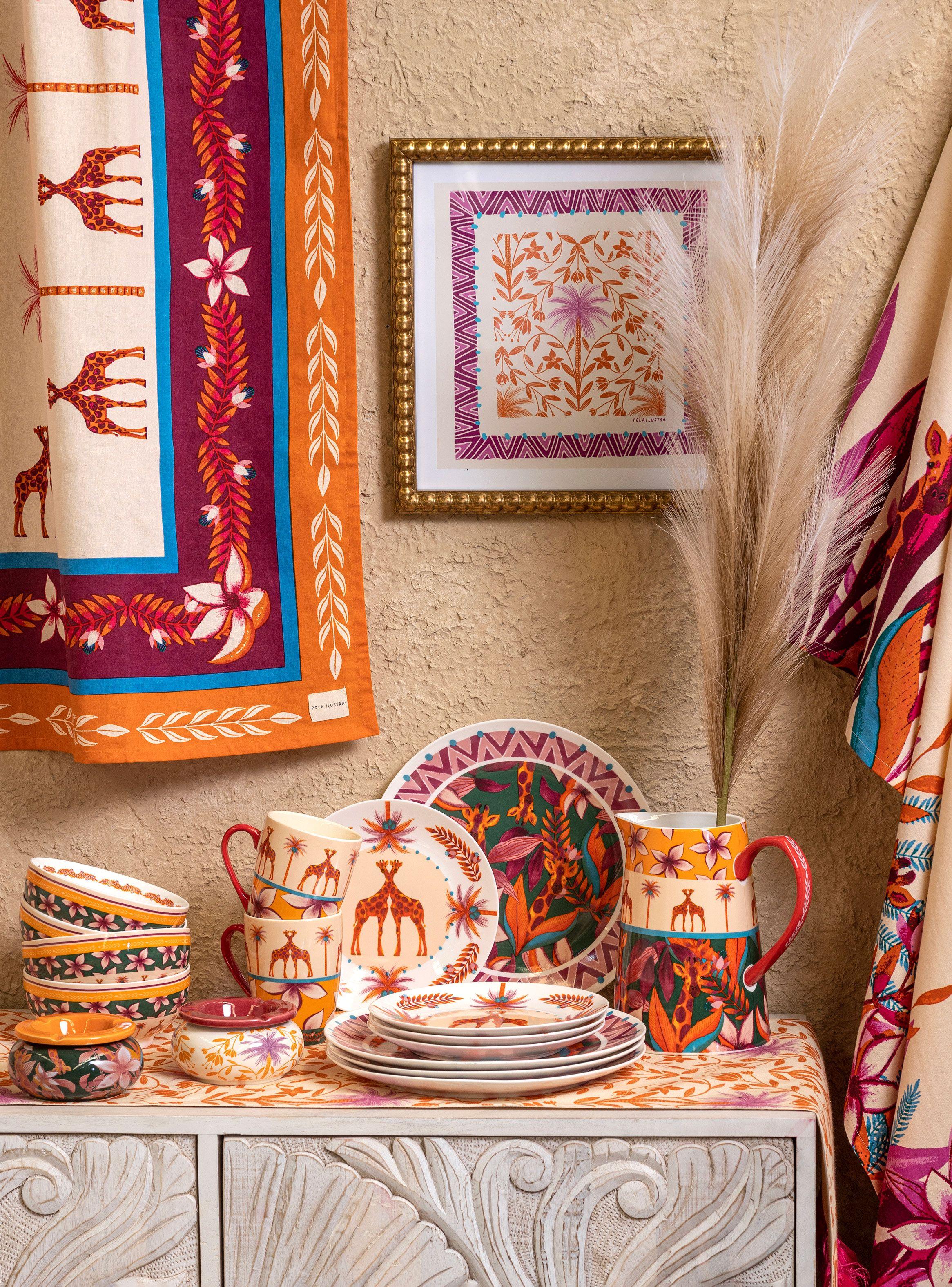 Set Vajilla Porcelana 16 Piezas By Pola Ilustra-4