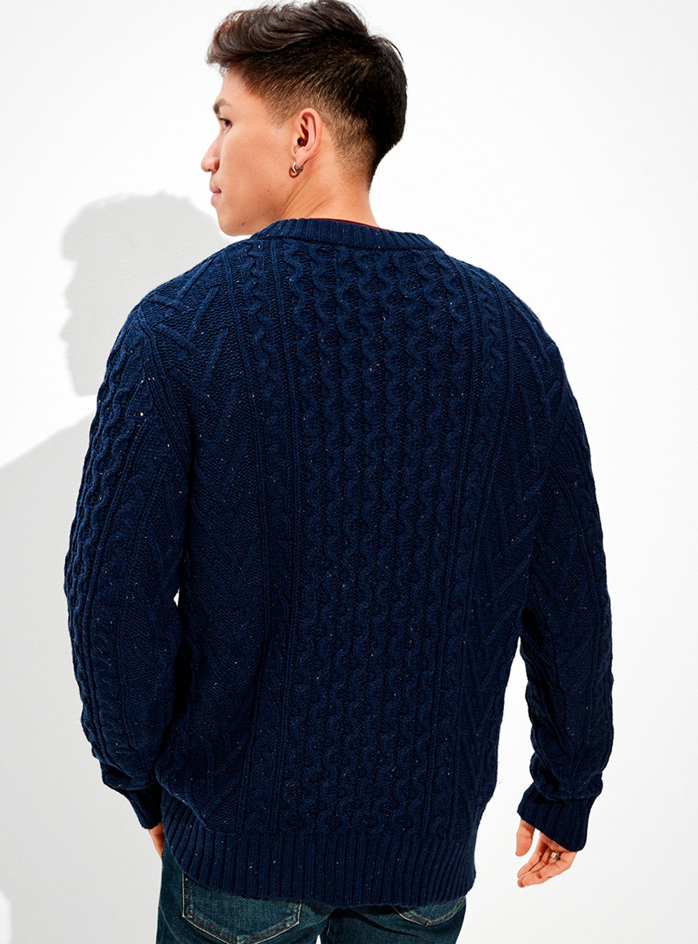 Sweater Super Soft Marled Crew Neck-1