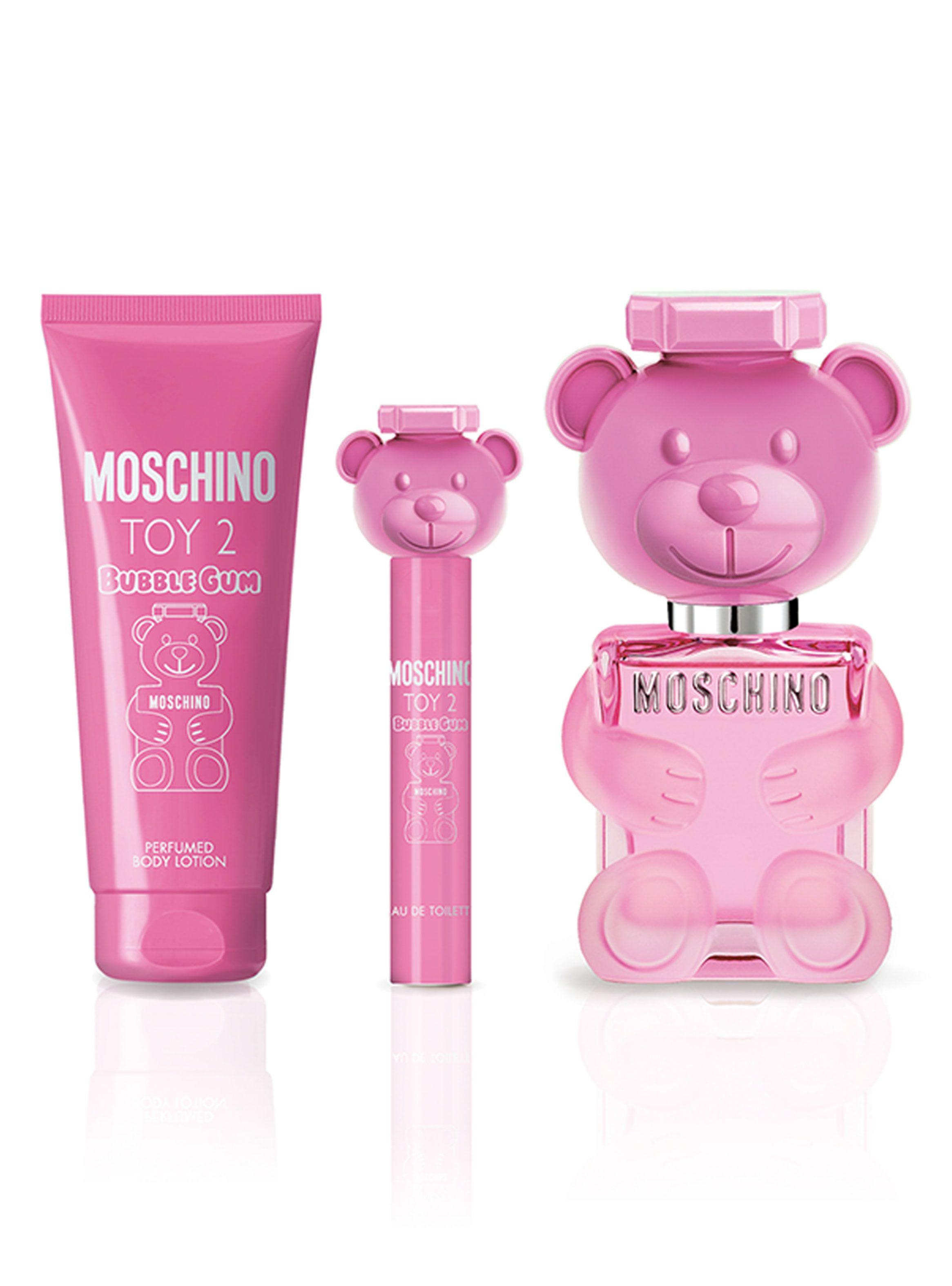 Set Moschino Toy Bubble Gum EDT 100 ml + Body Lotion 100 ml + Travel Spray 10 ml-0
