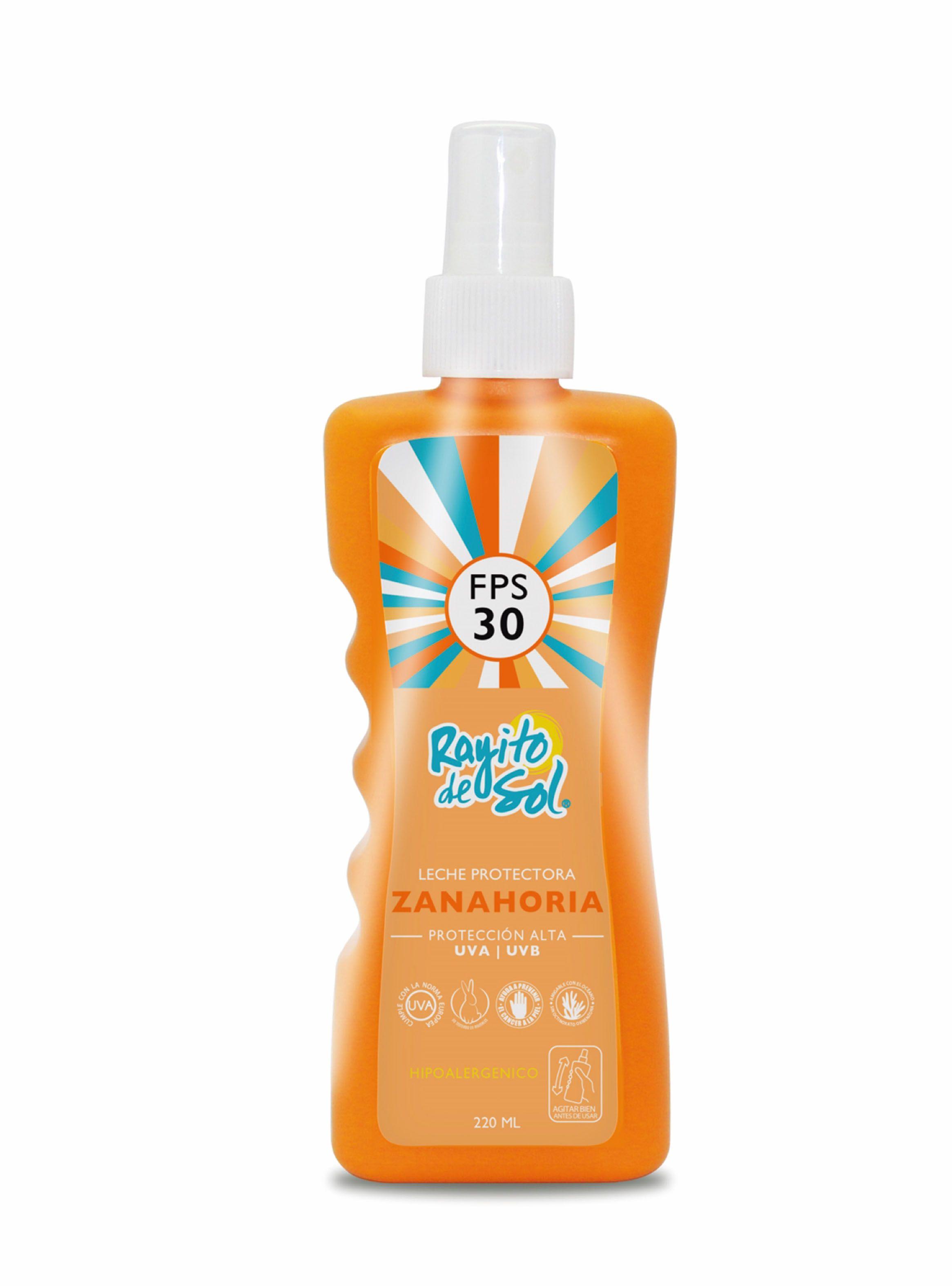 Leche Rayito de Sol Protectora Zanahoria FPS-30 220 g-0
